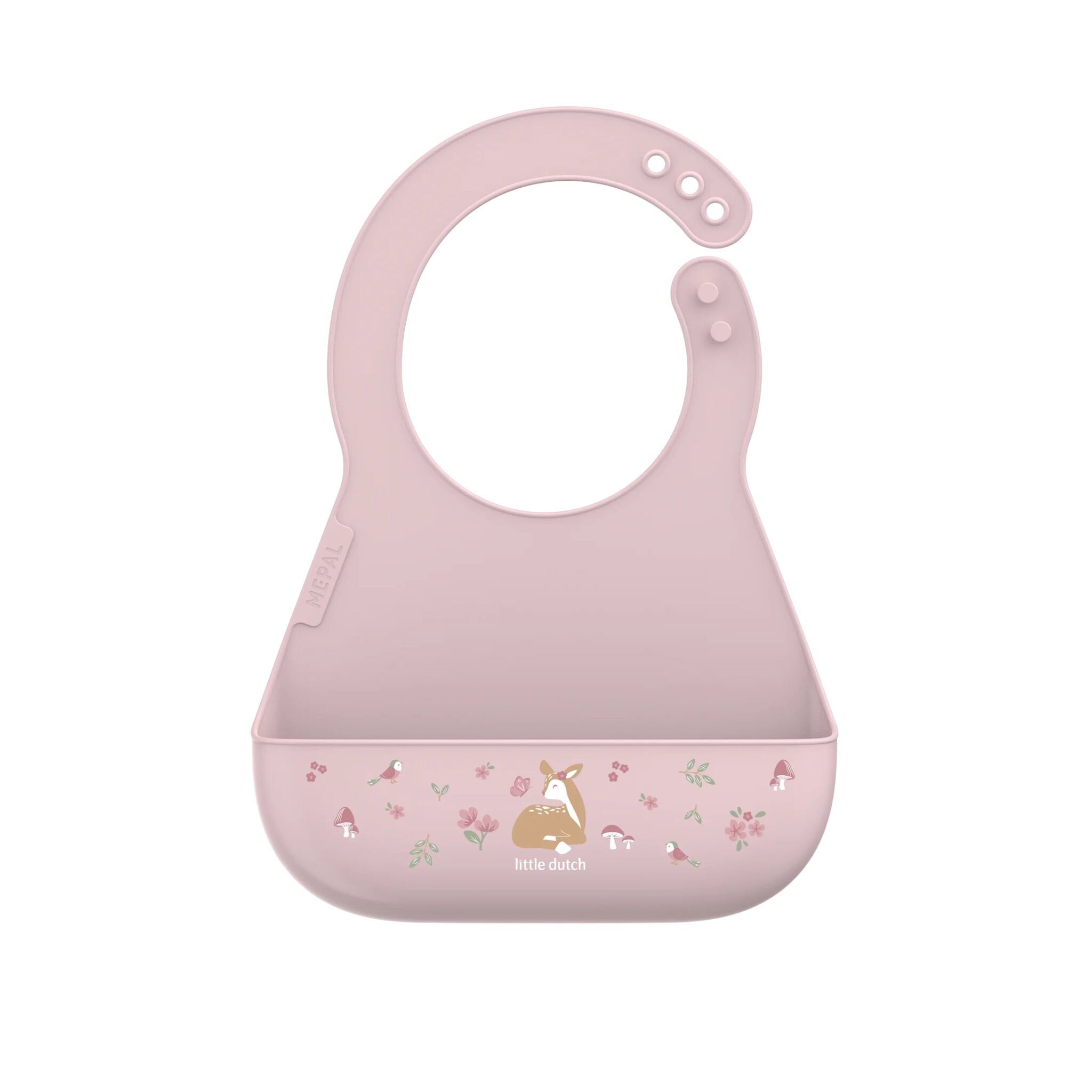 Bavetta in silicone  Rosa 108034565406 -  NANU' BABY