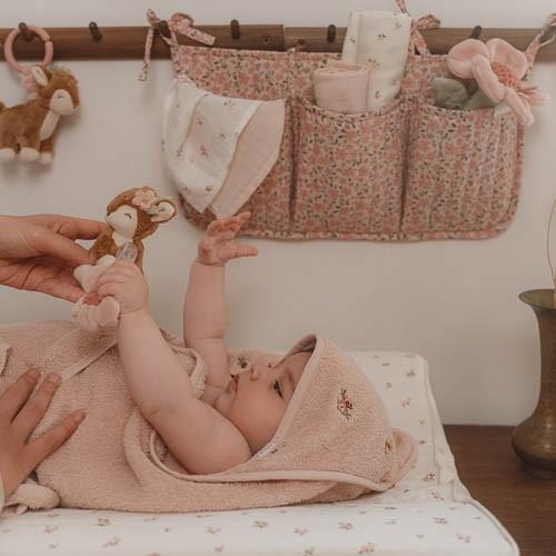Asciugamano con cappuccio - Giardino delle fate Neonata ROSA TE50654031