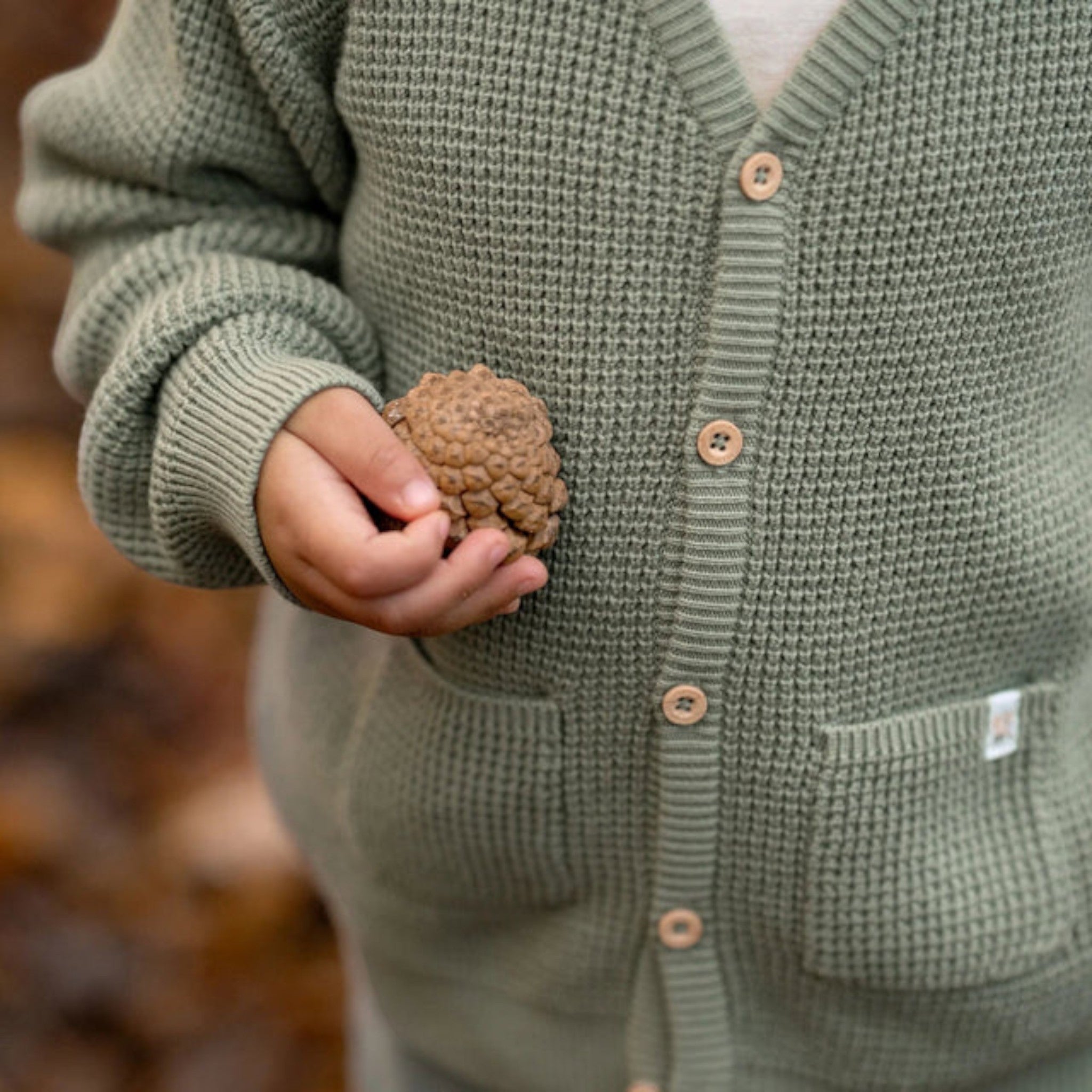 Knit cardigan - Friends of the Forest Bimbo Verde CL25092092