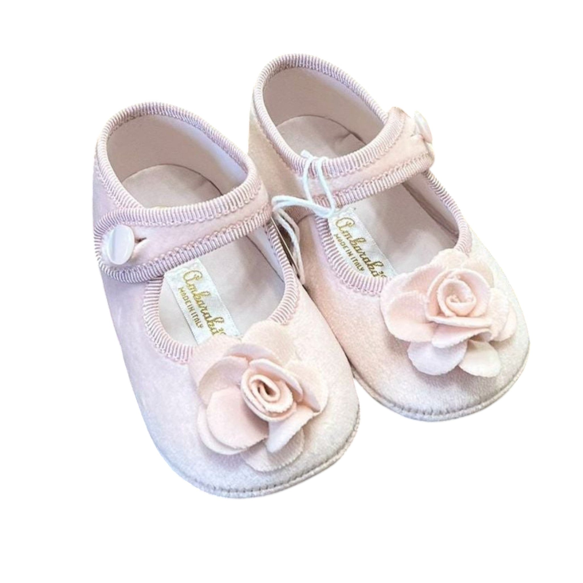 Ballerina Fiore Bimba ROSA Velluto - AMBARABA' SF3823-T219-R