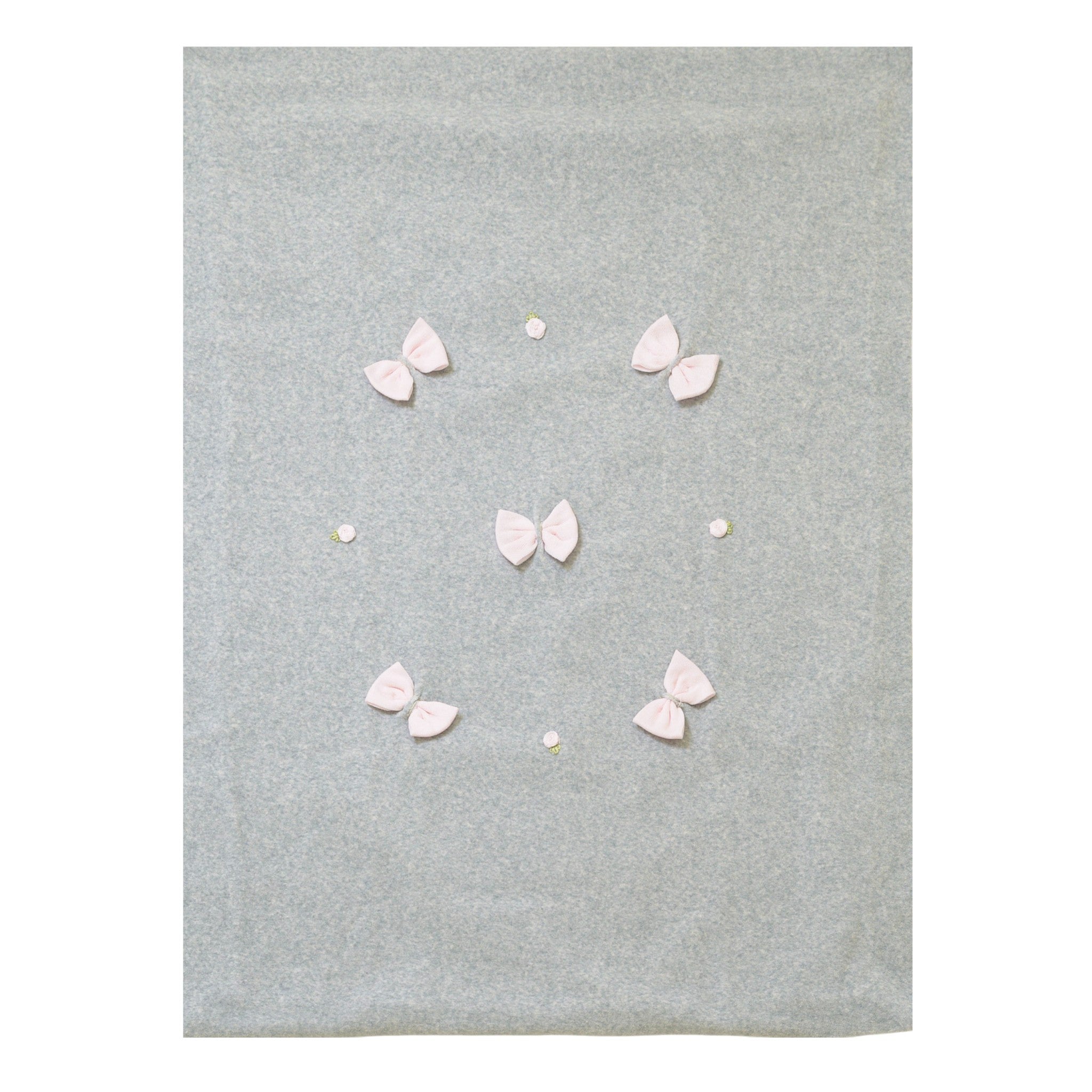 Grey Chenille Baby Blanket by SARTORIA DEI PICCOLI (code LC1105)
