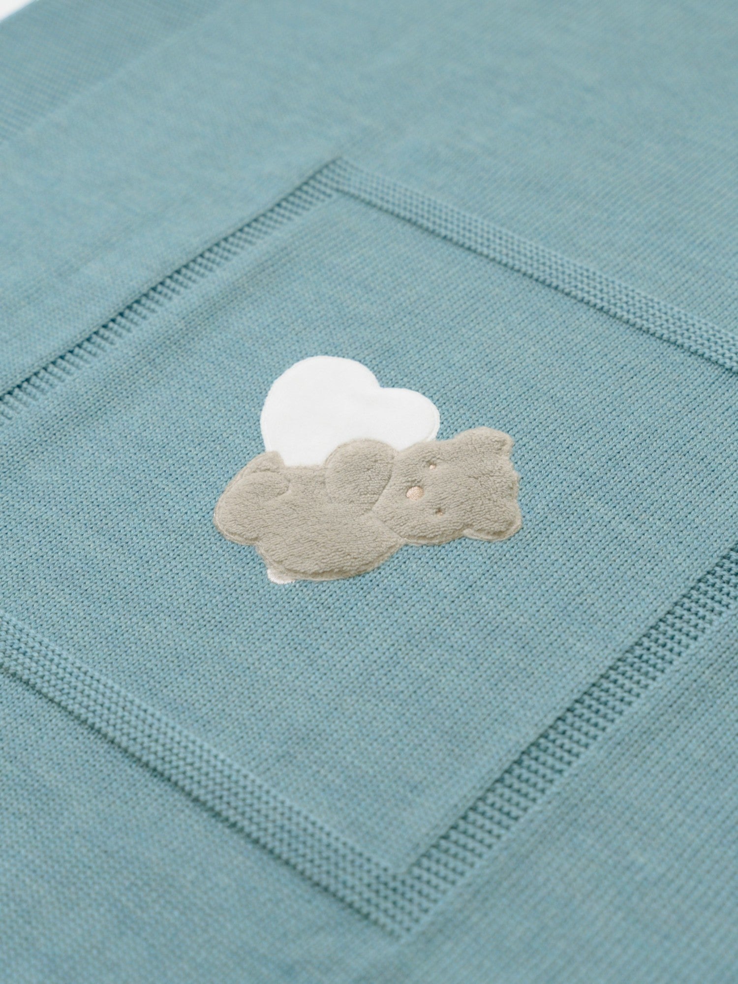 Coperta Teddy Love Neonato VERDE TEDDY LOVE 133 - NANU' BABY