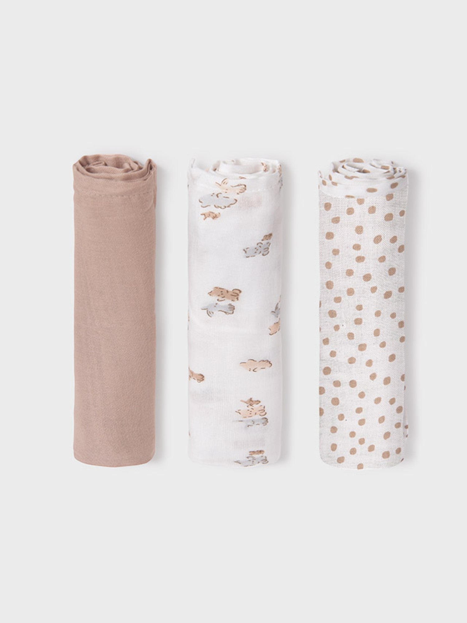 Set di garze piccole Neonato Ecru 9872/E