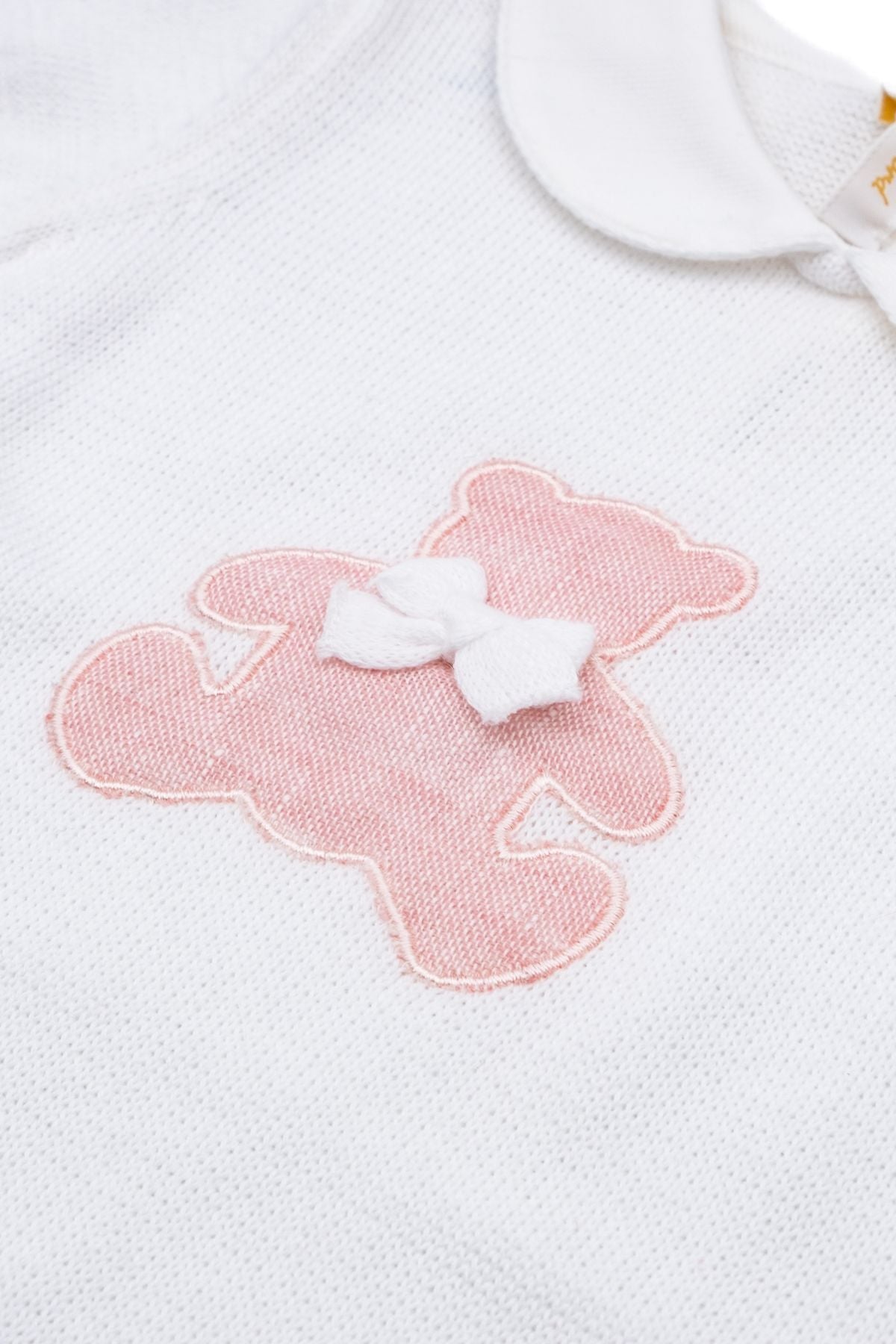 Tutina corta Orsetto Bimba BIANCO 385