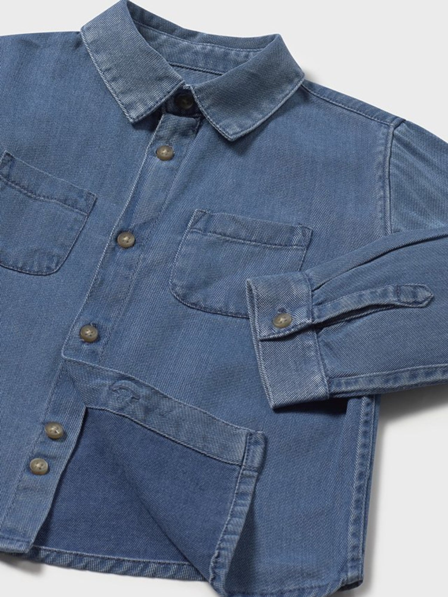 Camicia m/l denim Bimbo Blu 2108/5 - NANU' BABY