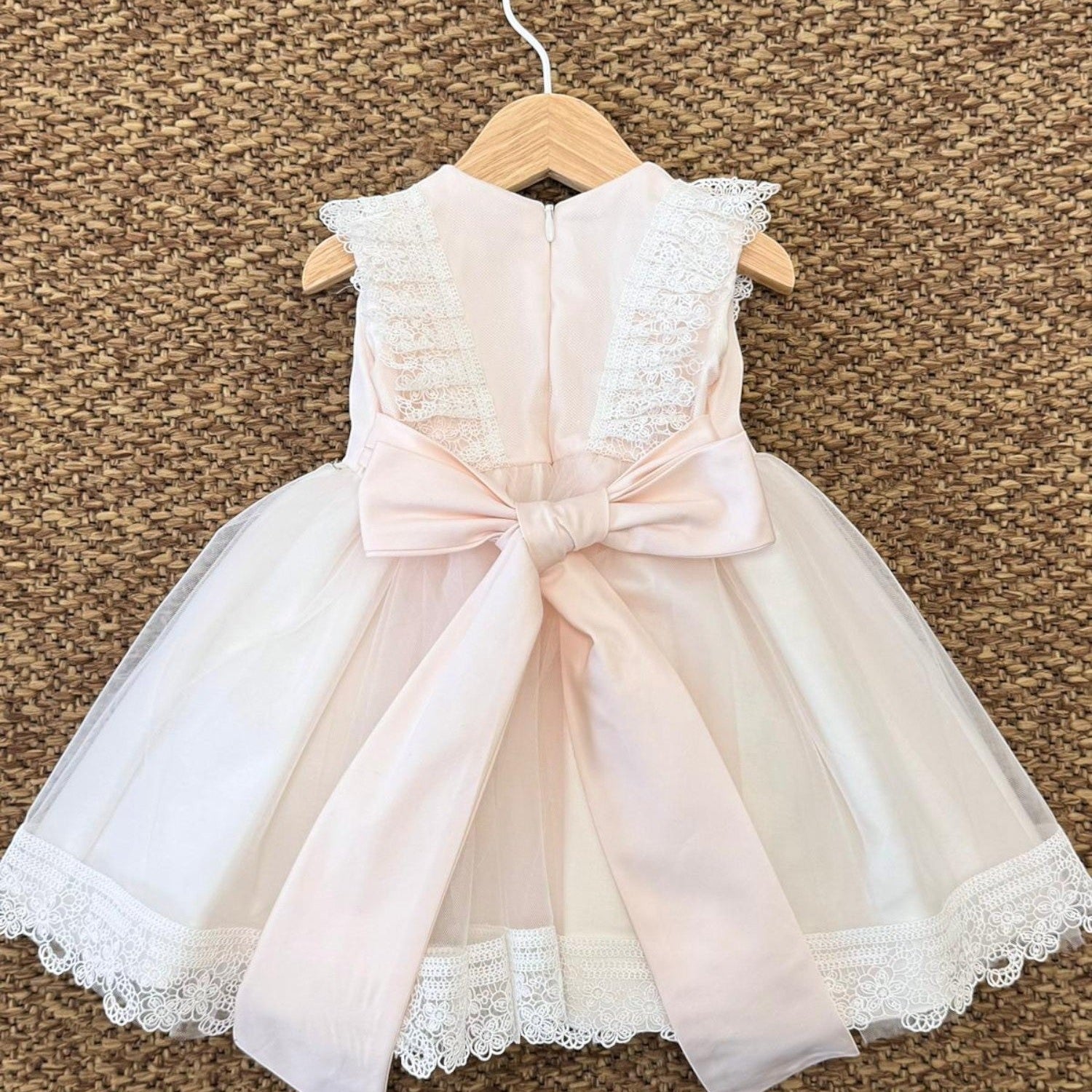 Abito Cerimonia Bimba ROSA FB086/R -  NANU' BABY