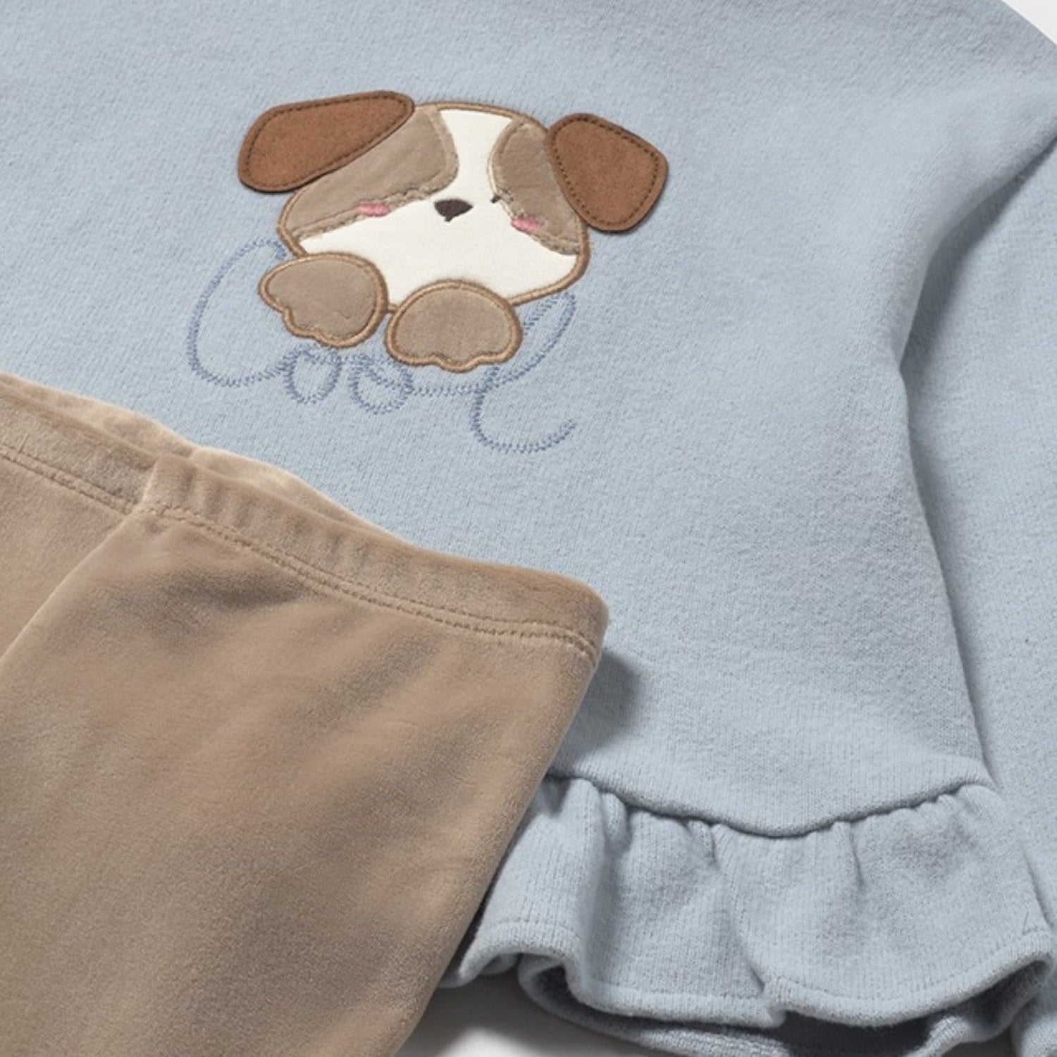 Completo leggings pullover Bimba Grigio 2738/27 -  NANU' BABY