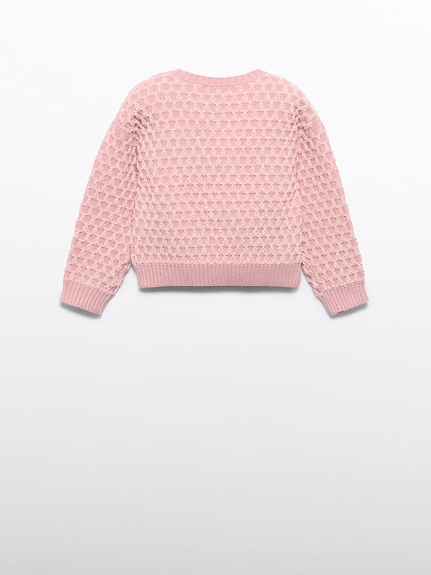 Maglione jacquard ciniglia Bimba Rosa 5828/8 - NANU' BABY