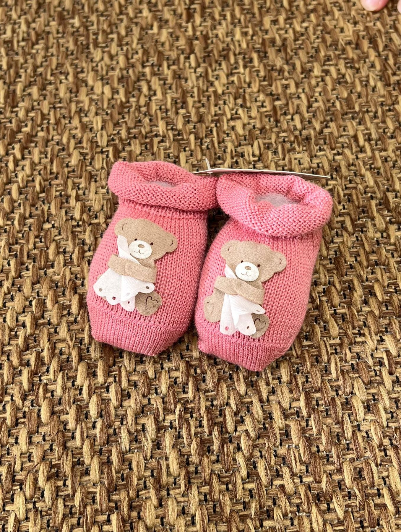 Babbucce Orsetta con copertina Neonata FUCSIA 3215/RN