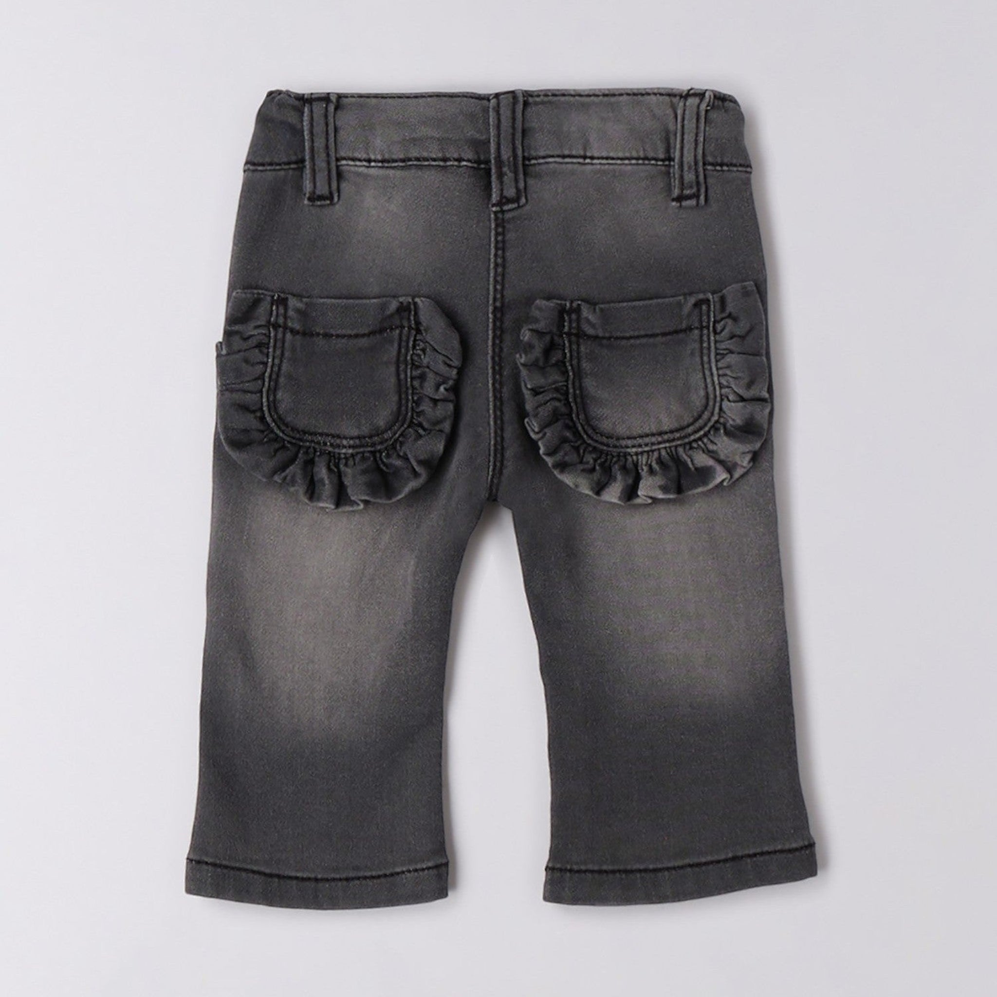 Pantalone Denim Lungo Bimba Grigio 3F740/7992 -  NANU' BABY