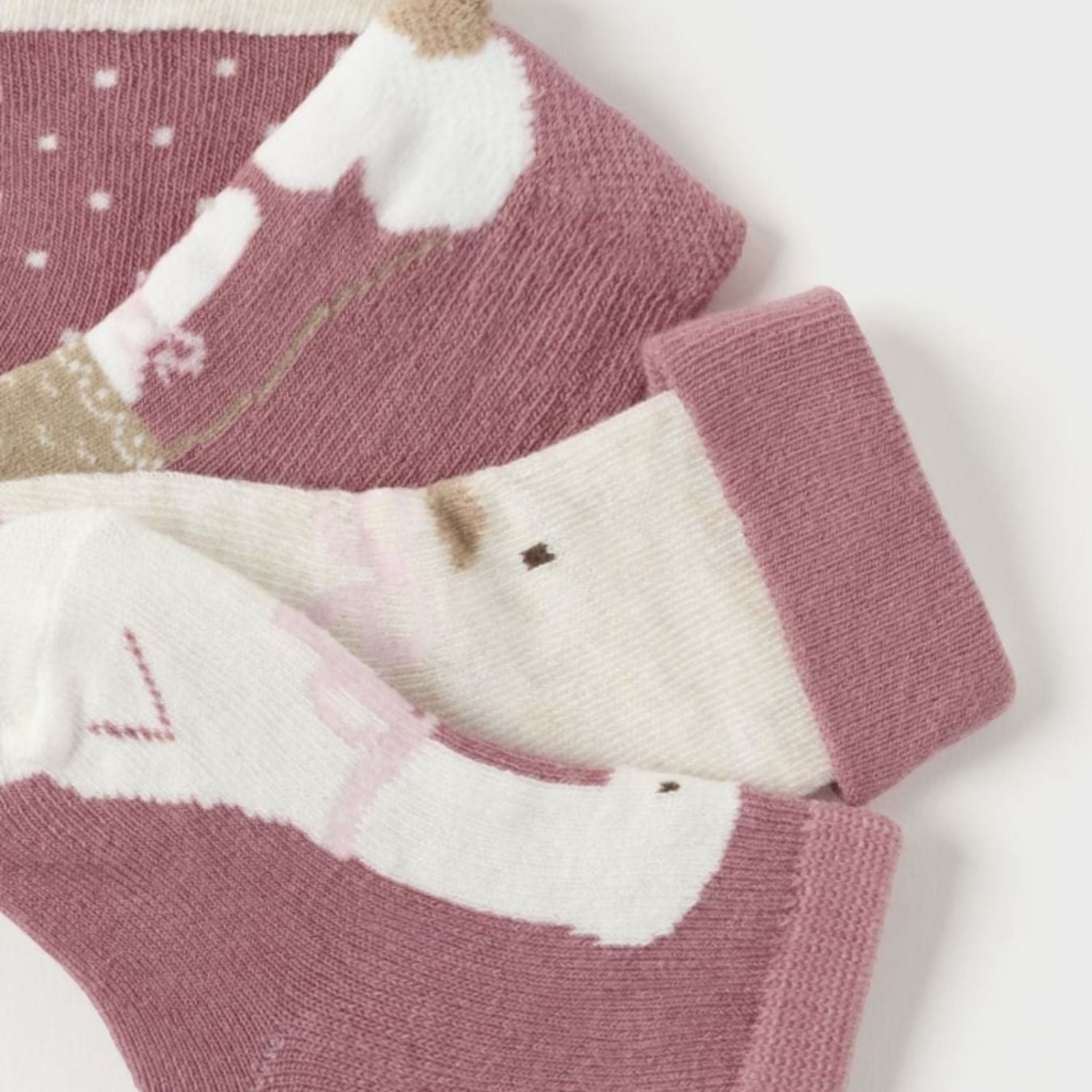 Set 4 calze  ROSA 2G-9762/R -  NANU' BABY