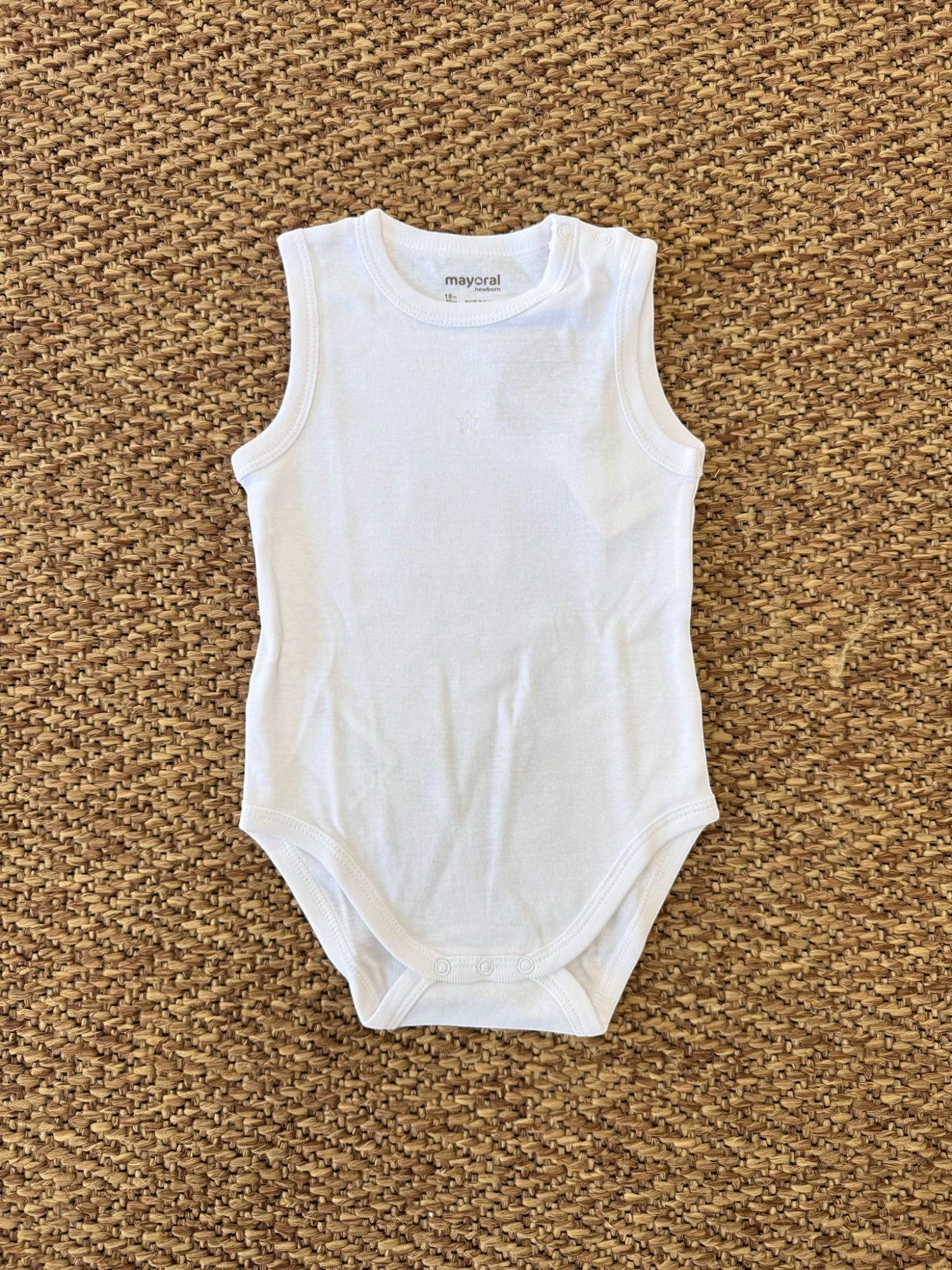 Body m/s Neonato BIANCO 1719/B - NANU' BABY