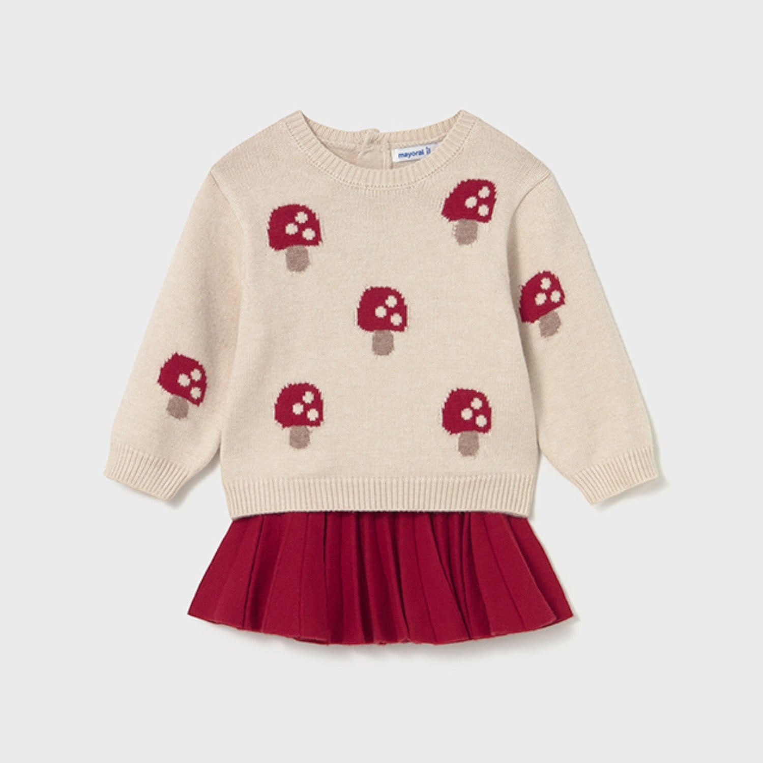 Completo gonna tricot Bimba Rosso 2925/15