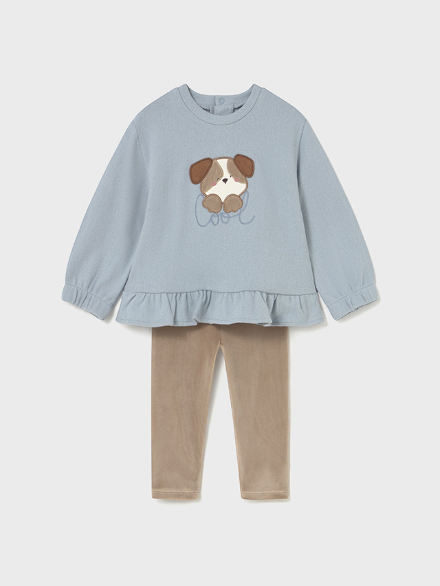 Completo leggings pullover Bimba Grigio 2738/27 - NANU' BABY