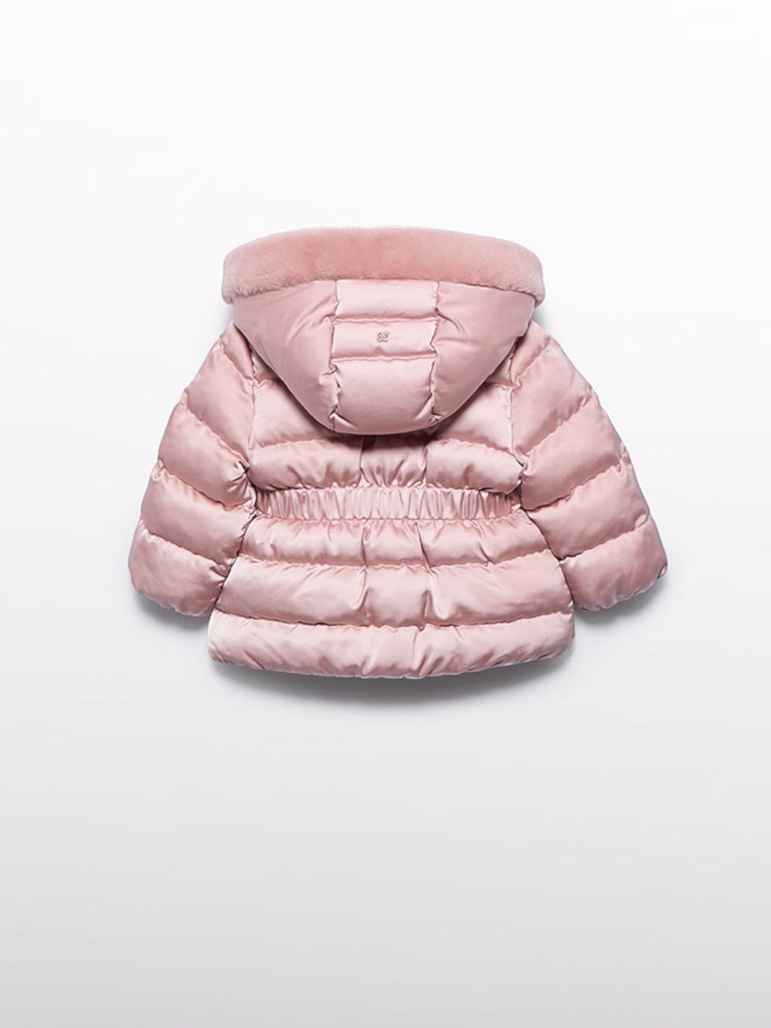 Giubbotto satinato pelo Bimba Rosa 5821/19 - NANU' BABY