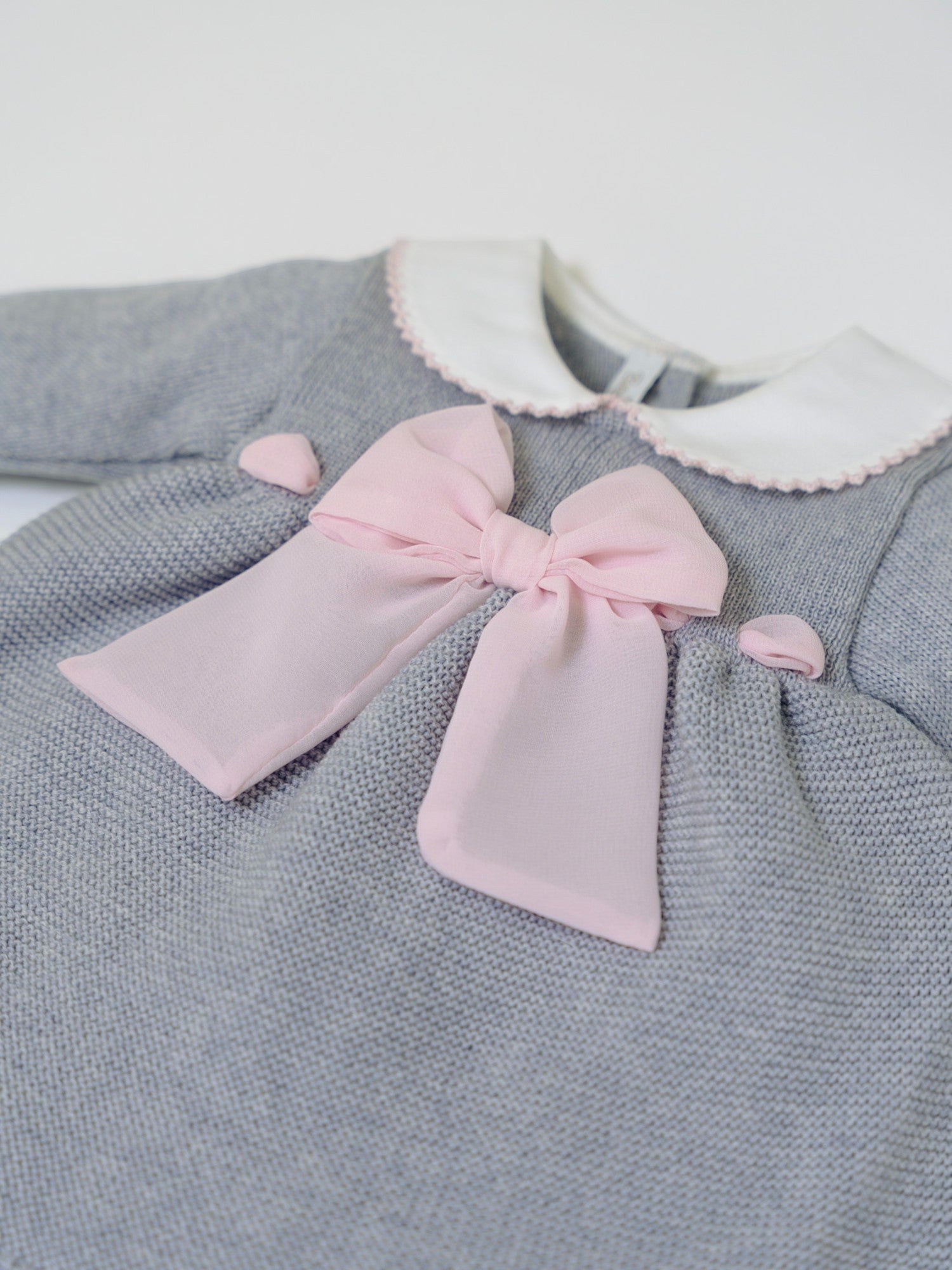 Completo nascita Cuore in cady Neonata Grigio CUORE/404 - NANU' BABY