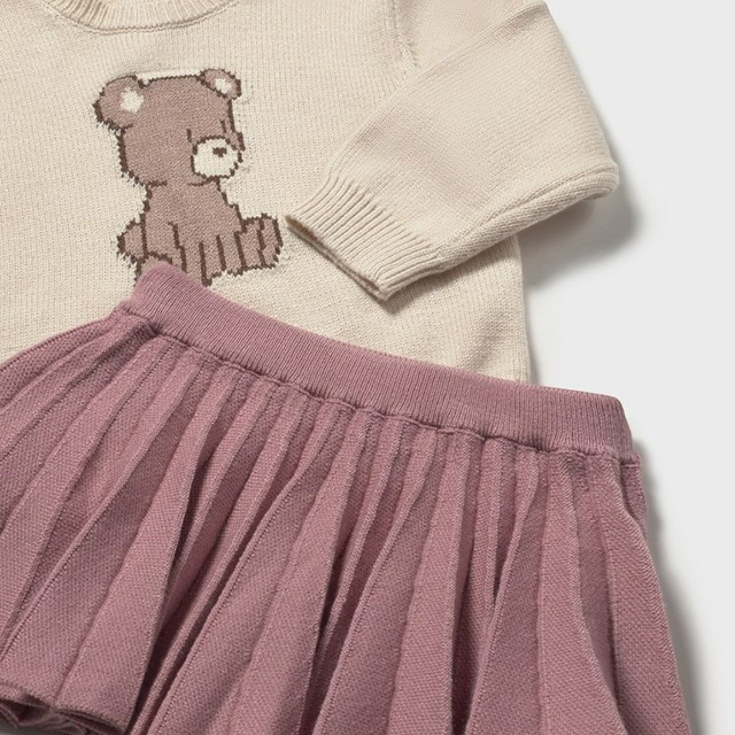 Completo gonna tricot Bimba Rosa 2925/16