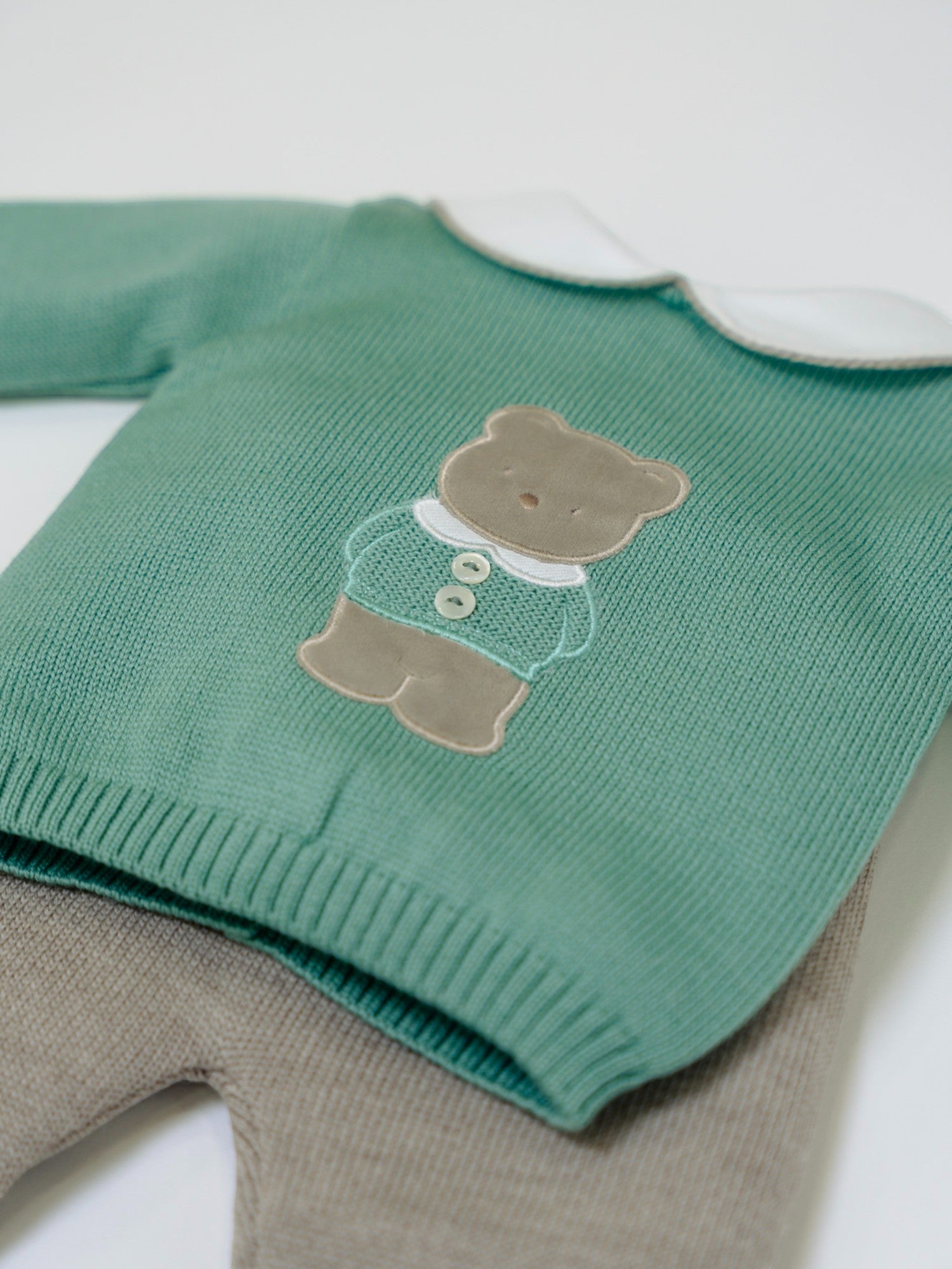 Completo nascita Teddy Bear Neonato Verde TEDDY BEAR/521-V - NANU' BABY