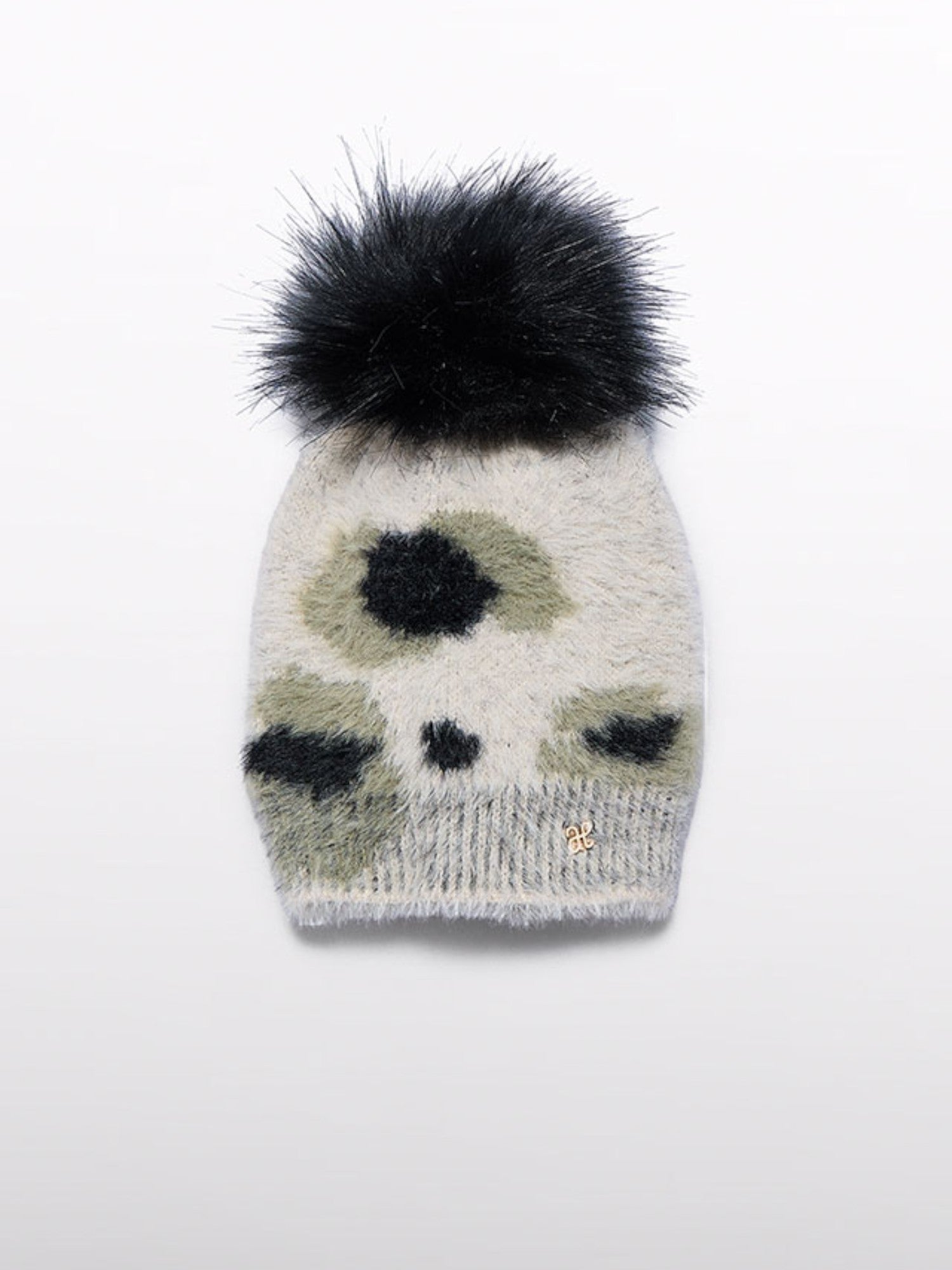 Cappello tricot jacquard pelo Bimba Nero 5963/1 - NANU' BABY