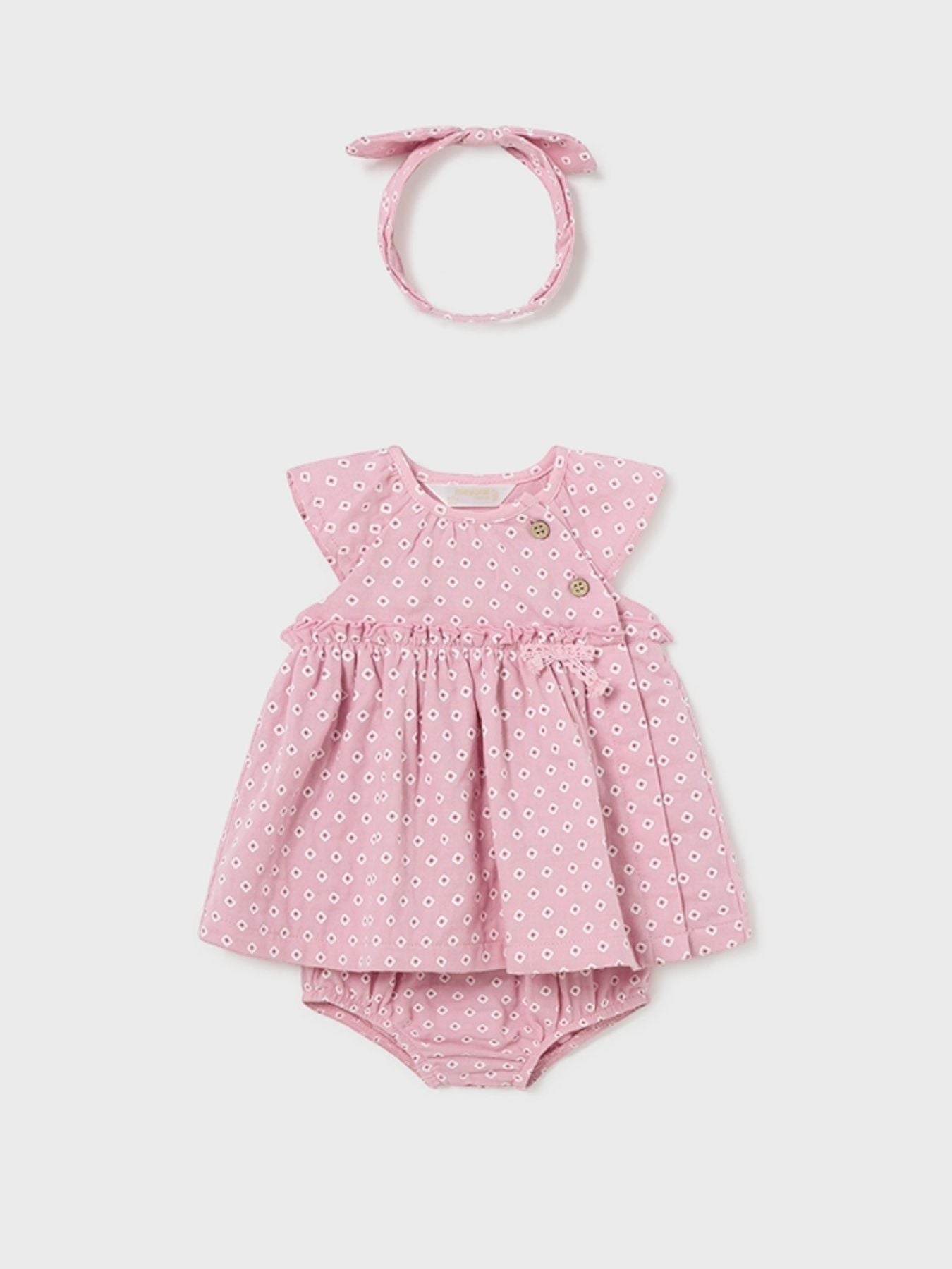 Abito con fascia Bimba ROSA 1806/R