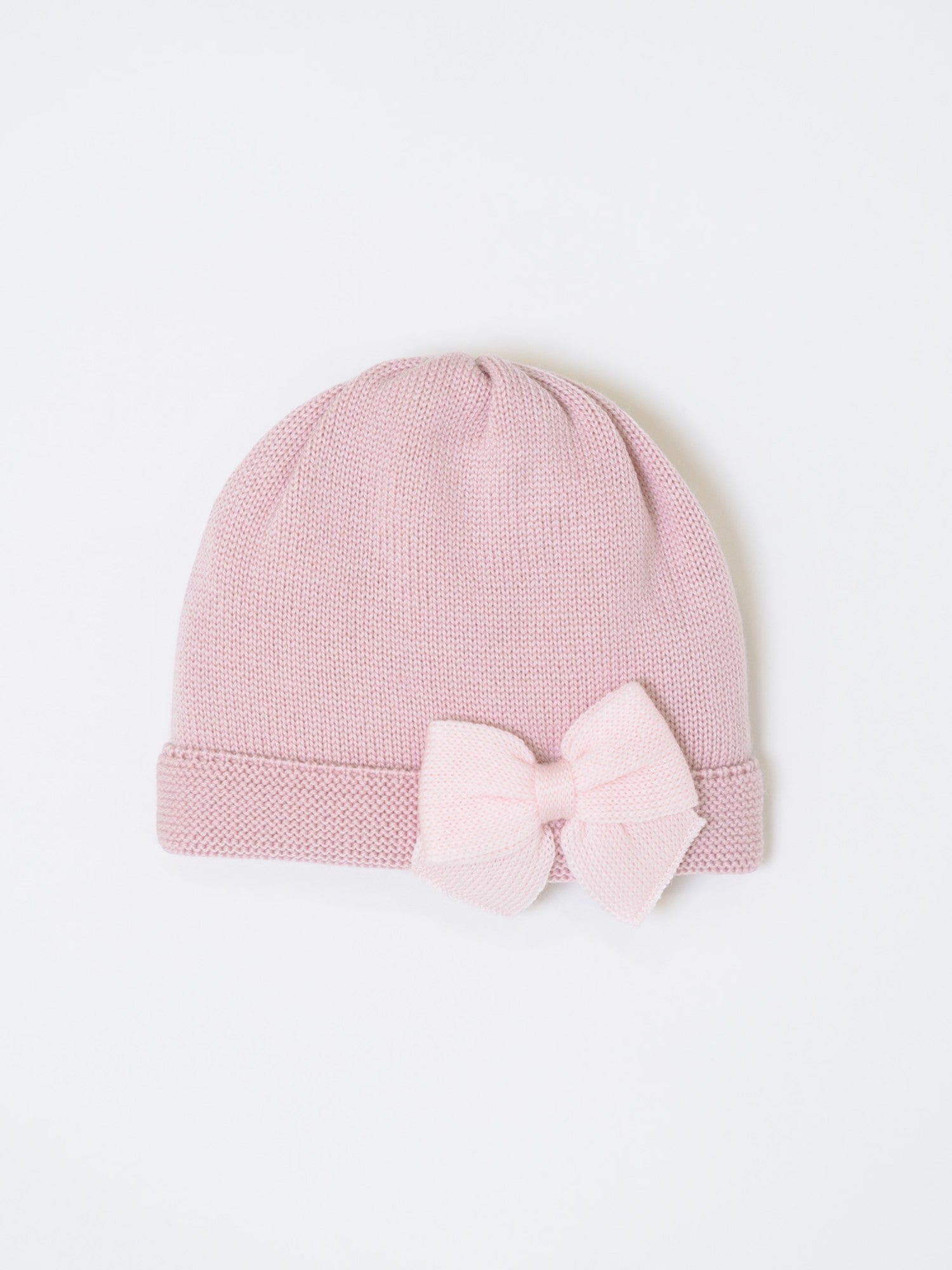 Cuffia Fiocco romantico Neonata Rosa FIOCCO/601 - NANU' BABY