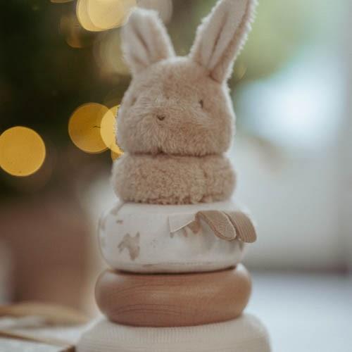 Anello a dondolo impilabile Baby Bunny  MULTICOLORE LD8858 -  NANU' BABY