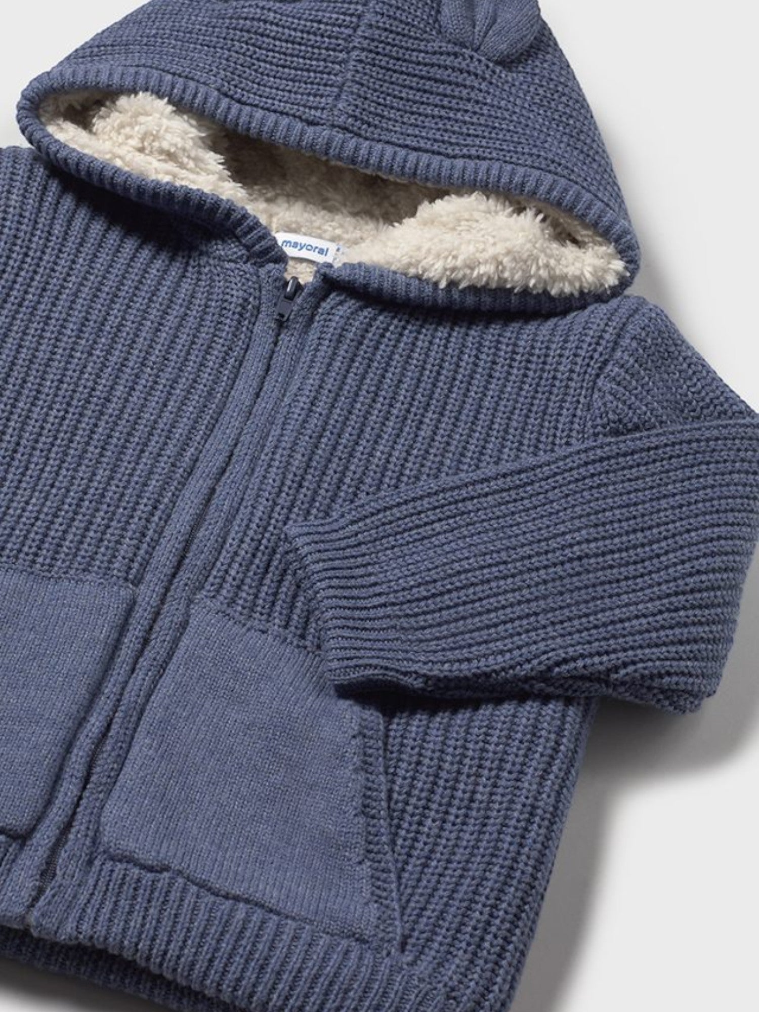 Felpa tricot traforato Bimbo Blu 2350/75