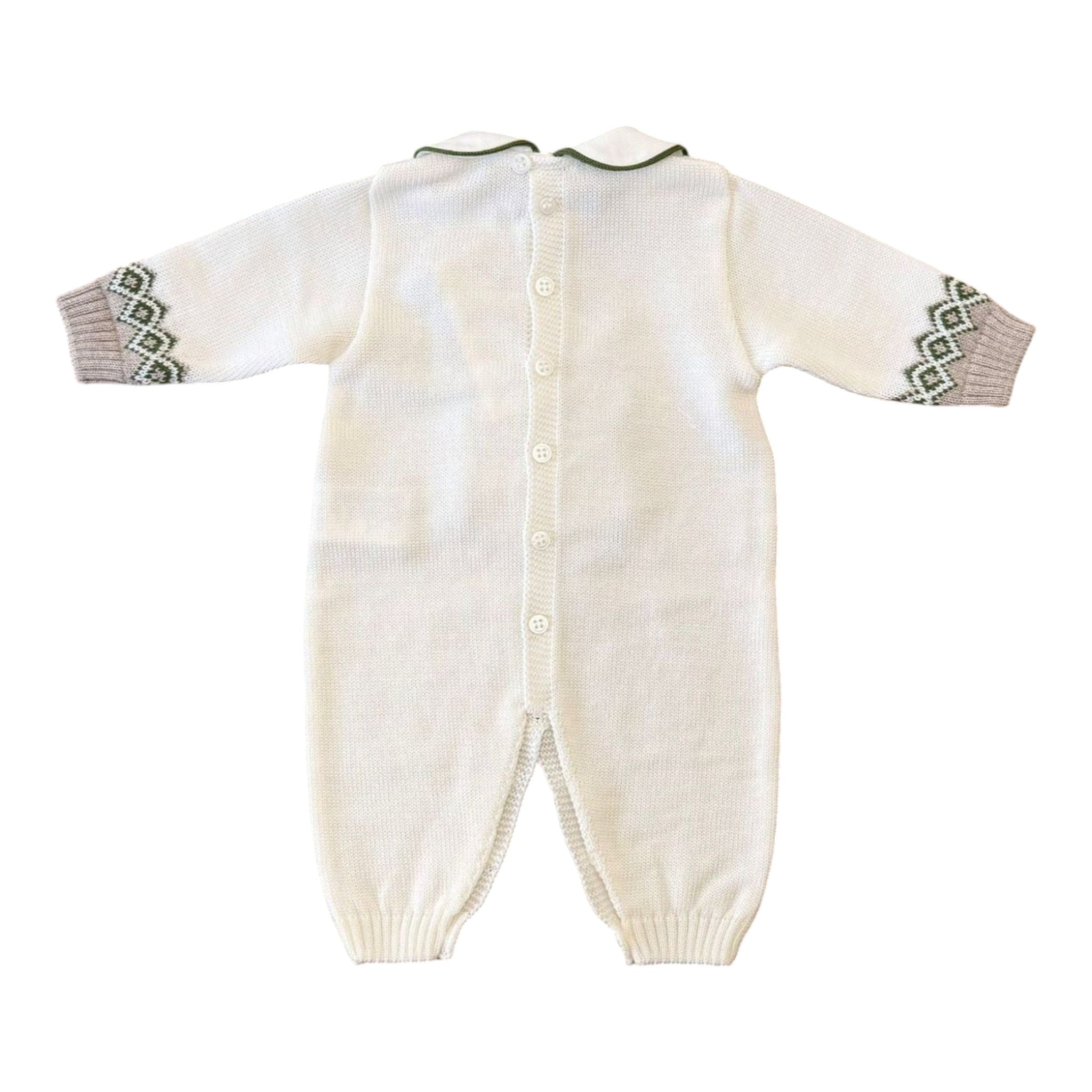 Baby Bear Romper, Vanilla, IB5110/V