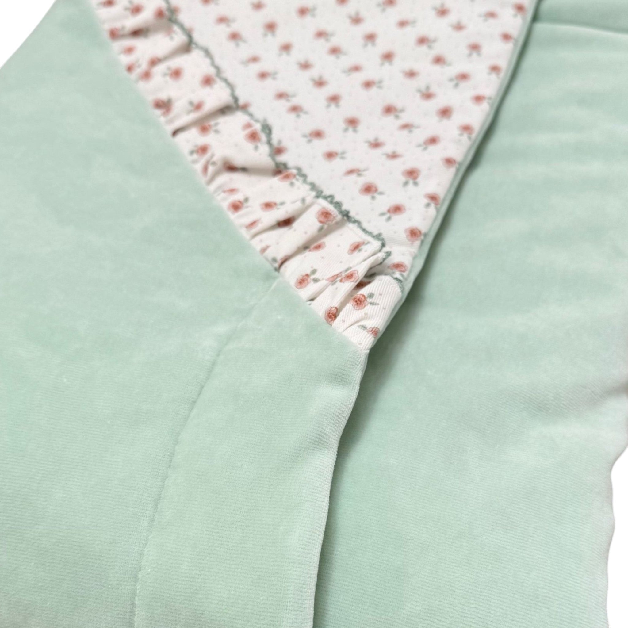 Coperta Neonata Ciniglia Verde - BABIDU' 41901/V