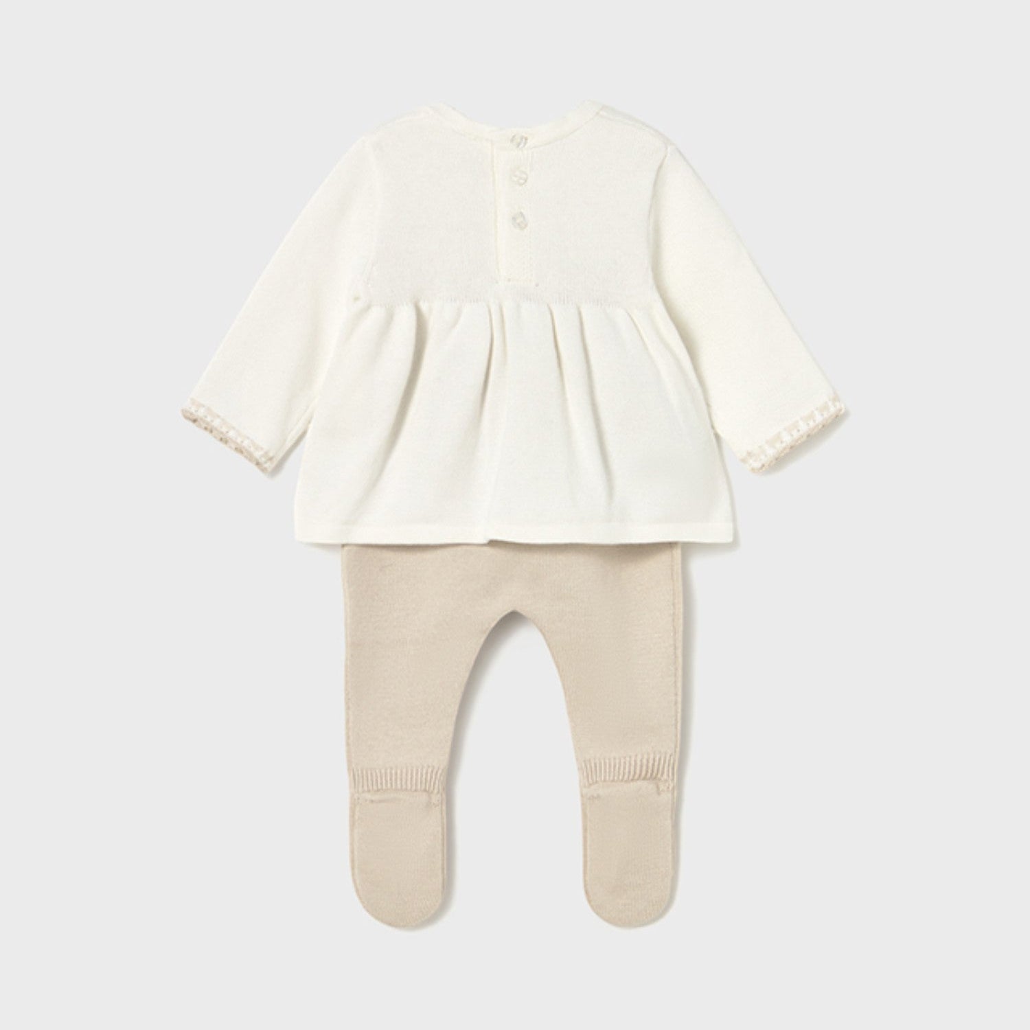 Baby girl's newborn outfit, beige, 2553/93