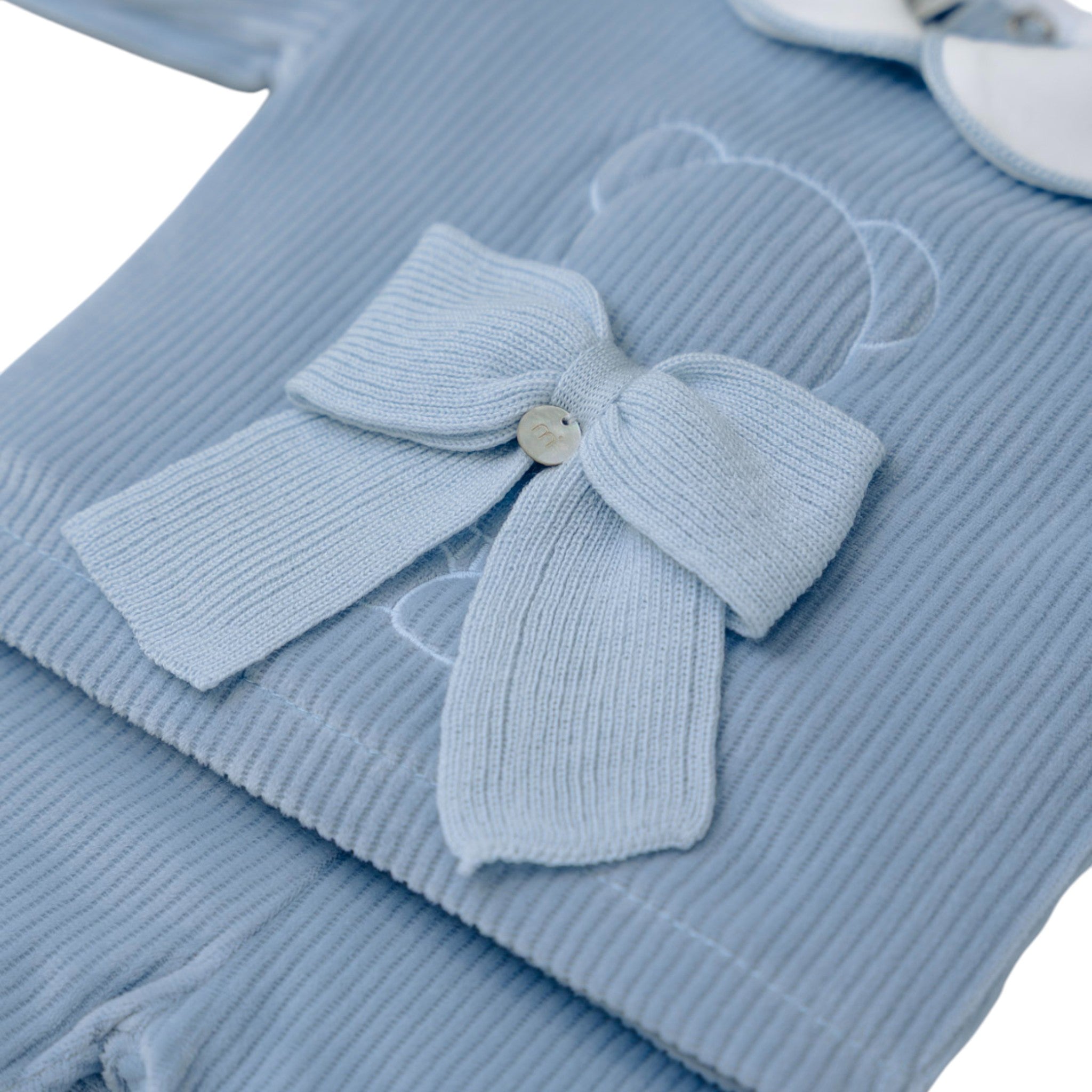 100% Chenille Newborn Baby Set, Sky Blue IN5951/C