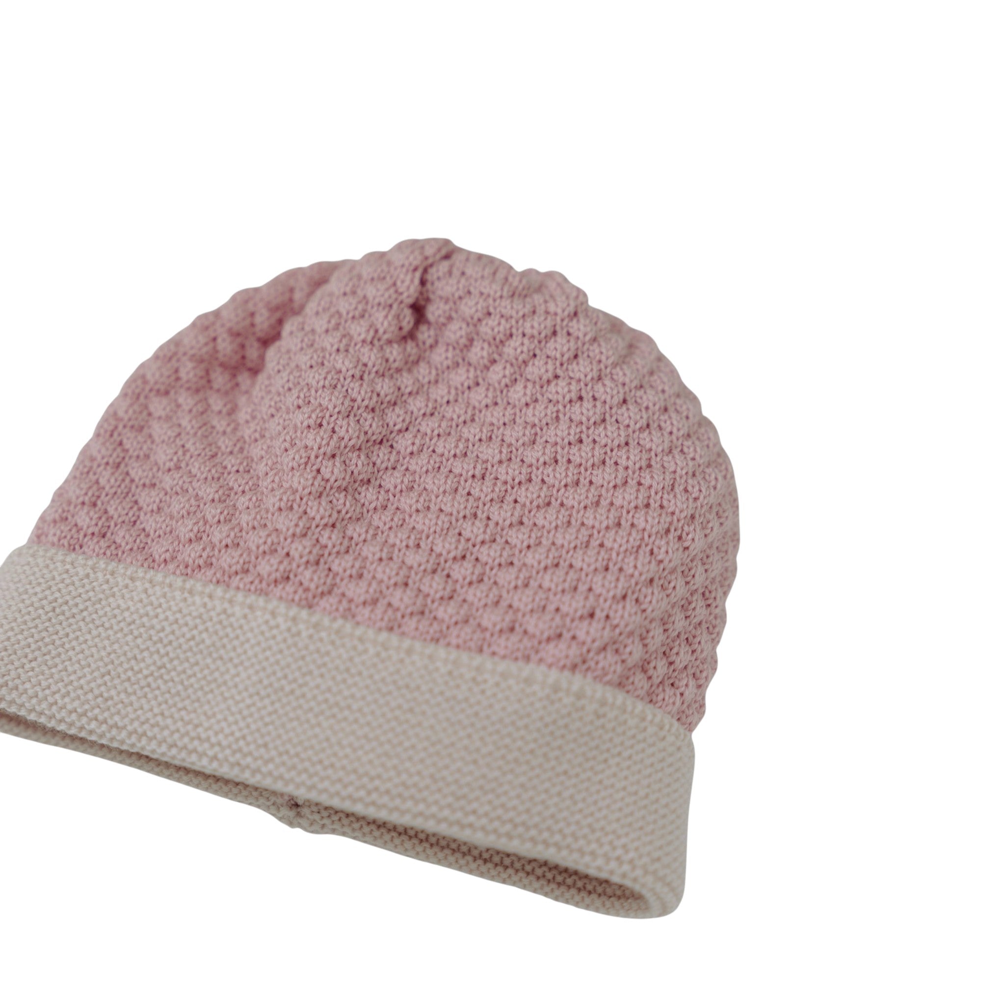 100% Virgin Wool Baby Hat, Pink IN5771BT/R