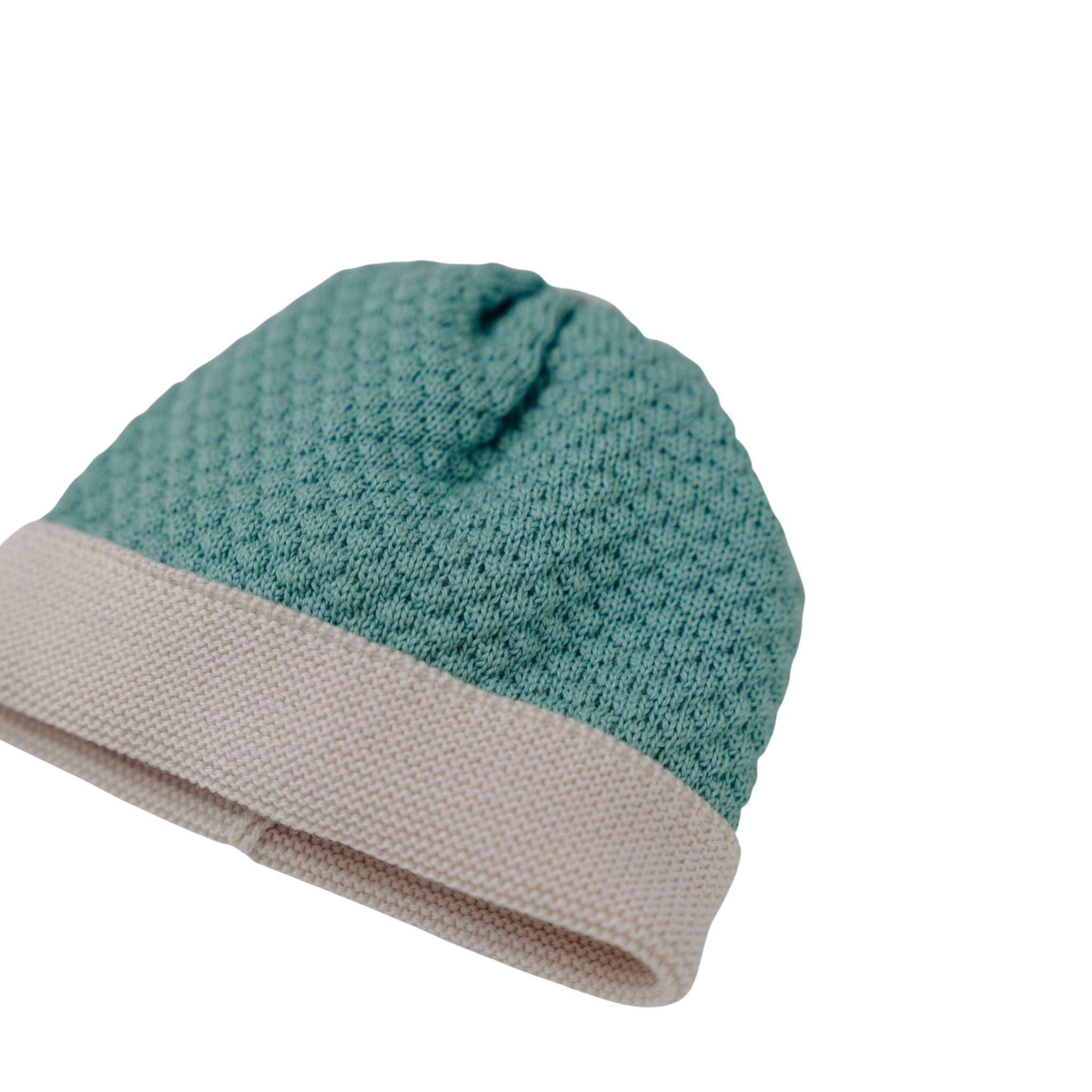 100% Virgin Wool Baby Hat, Green IN5771BT/V
