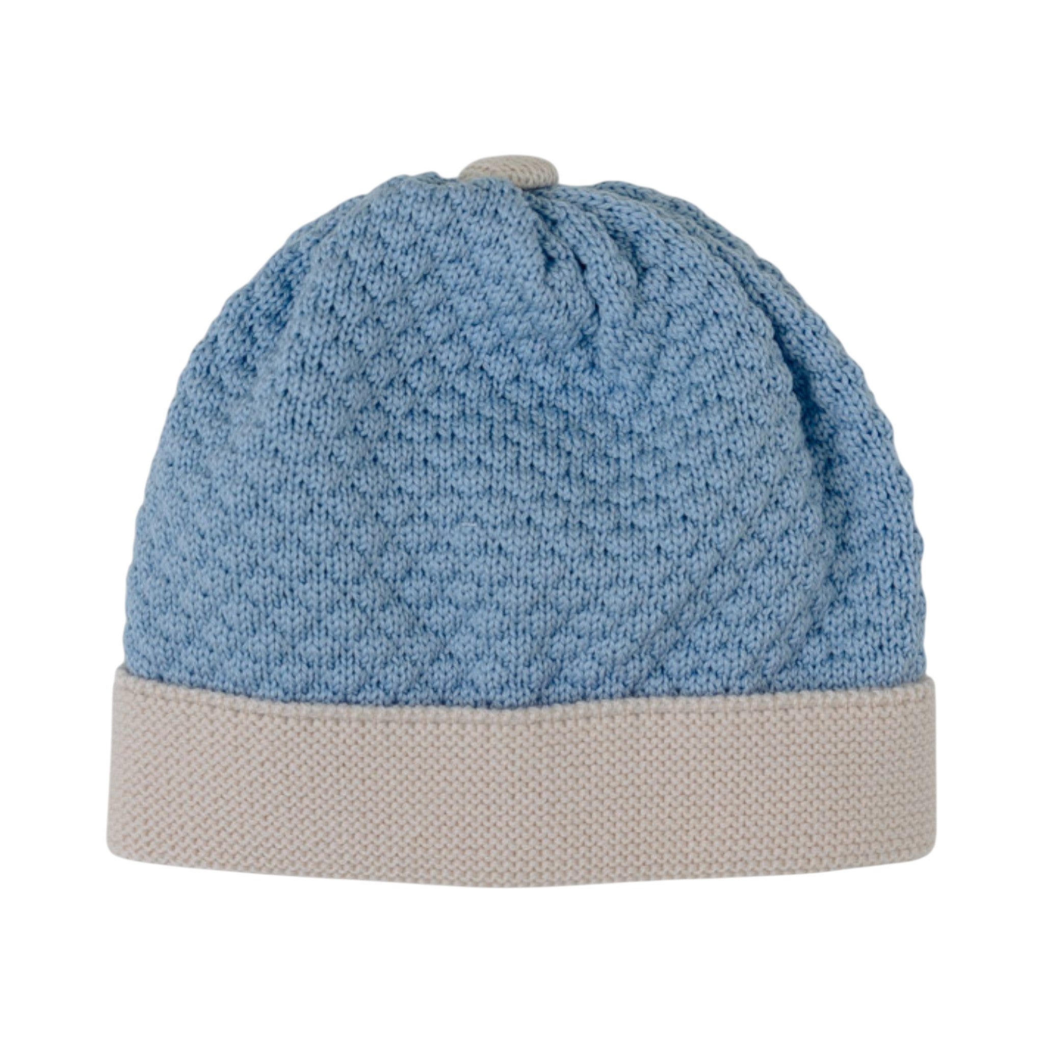 100% Virgin Wool Baby Hat, Sky Blue IN5771BT/C