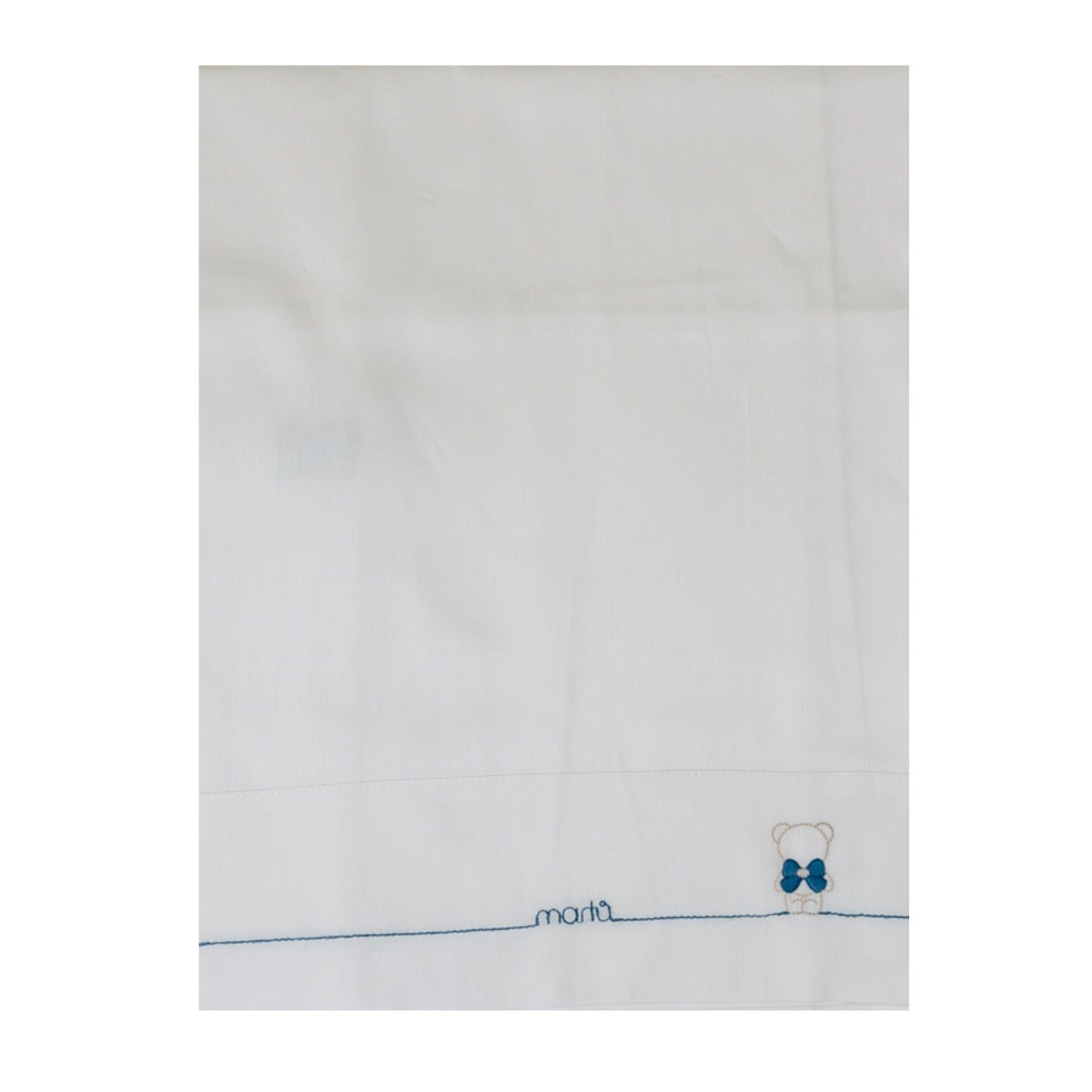 3-Piece Baby Crib Sheet Set, 100% Cotton, Blue IN59LE/Z