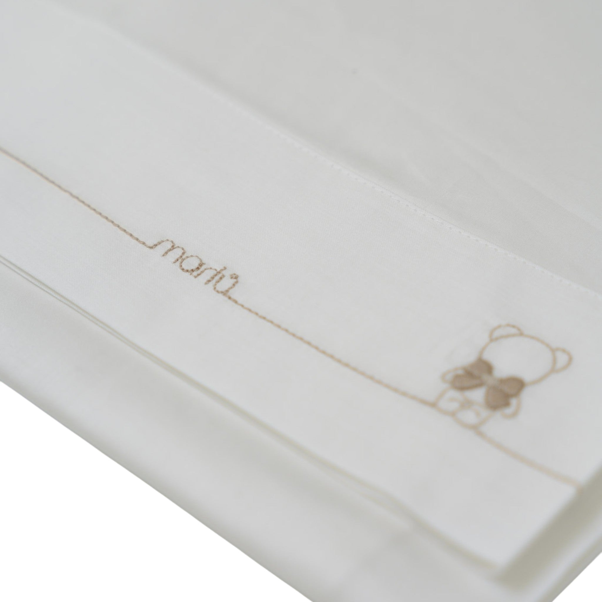 3-Piece Baby Crib Sheet Set, 100% Cotton, Vanilla IN59LE