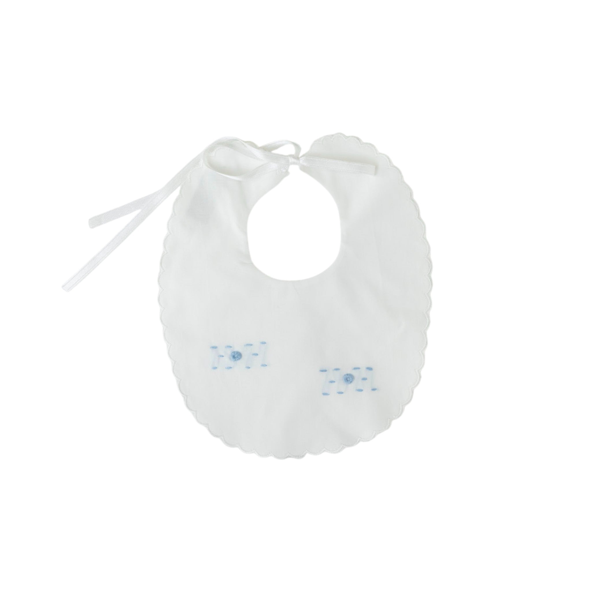 Baby Bib, Cotton, Steam-Iron Embroidery, RICCARDO - Piccola Giuggiola RICCARDO/BAV