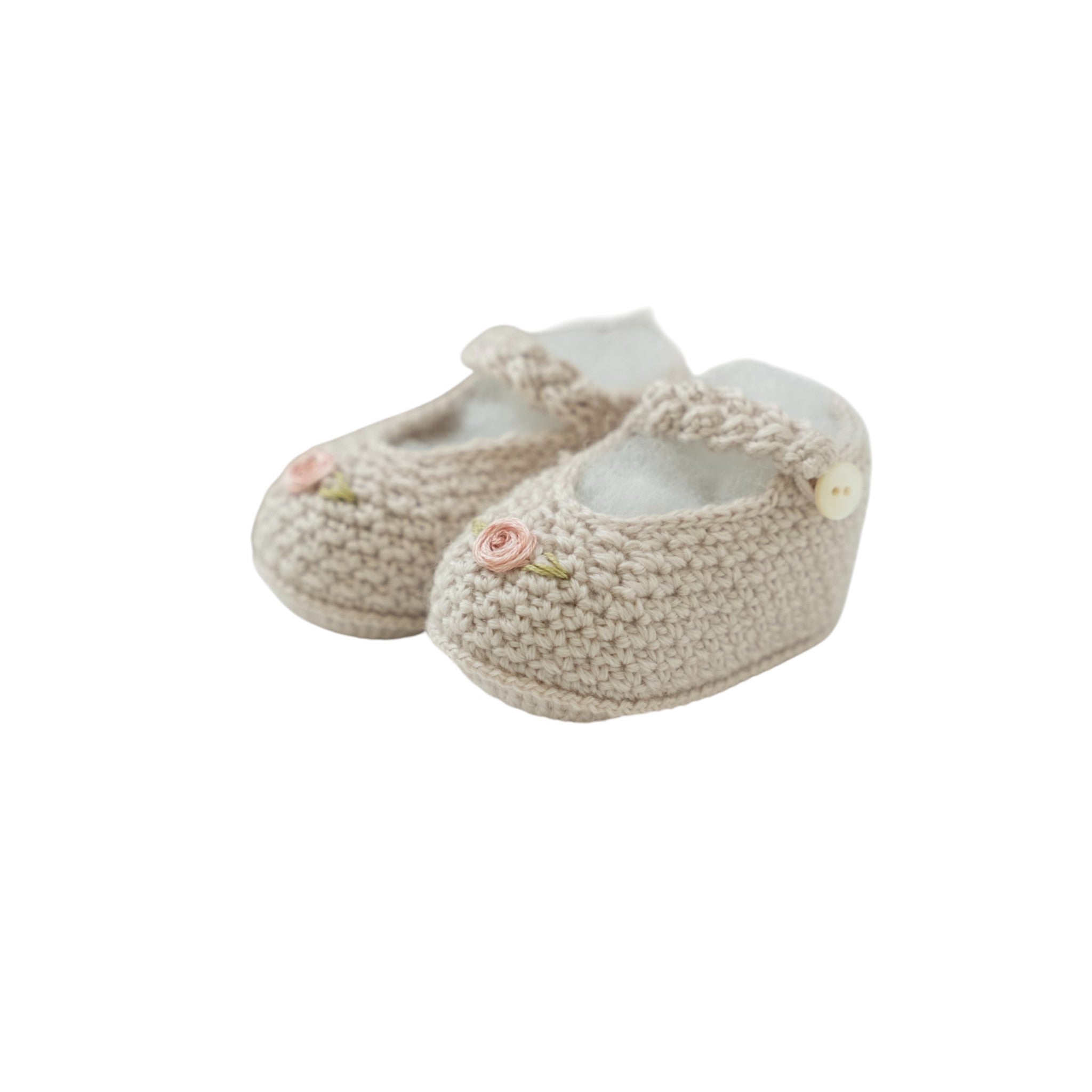 Baby Birth Set, Pure Wool, Rococo Flower Embroidery, ASIA - Piccola Giuggiola ASIA/CN-T