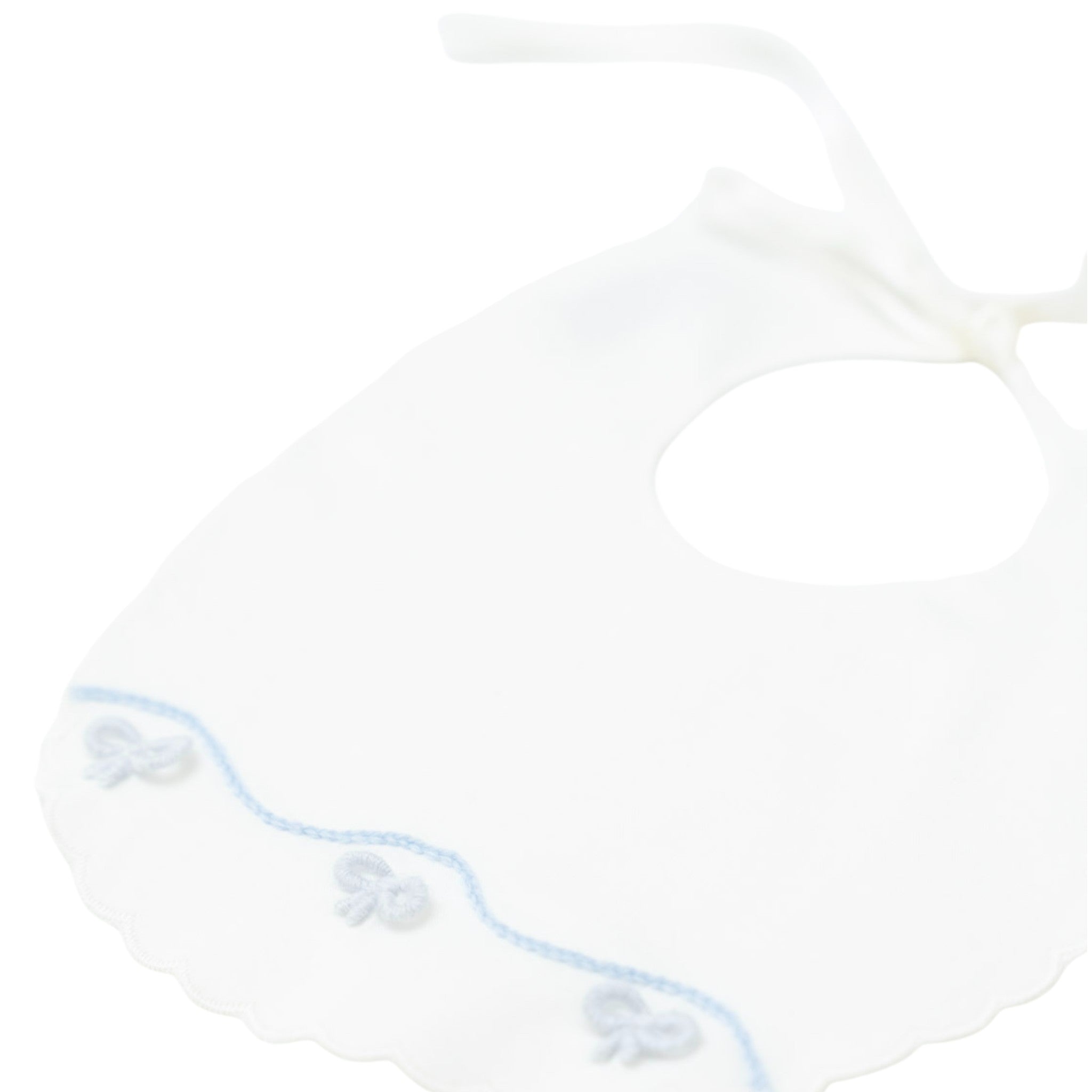Batiste Drool Bib, Cotton, Gray Flakes, ARTEMIDE - Piccola Giuggiola