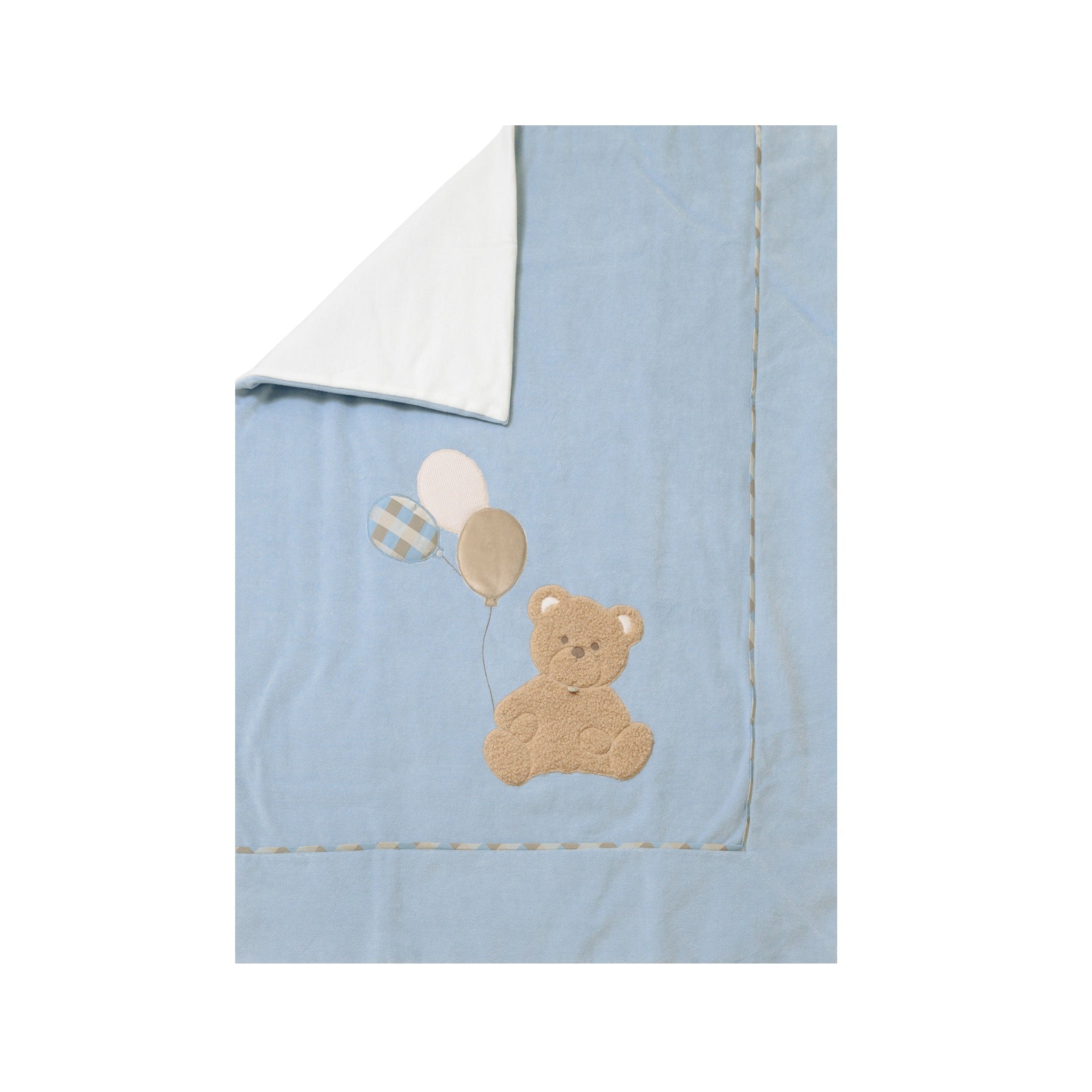 Copertina Neonato Ciniglia 100% Cielo Tabacco IN7081/C