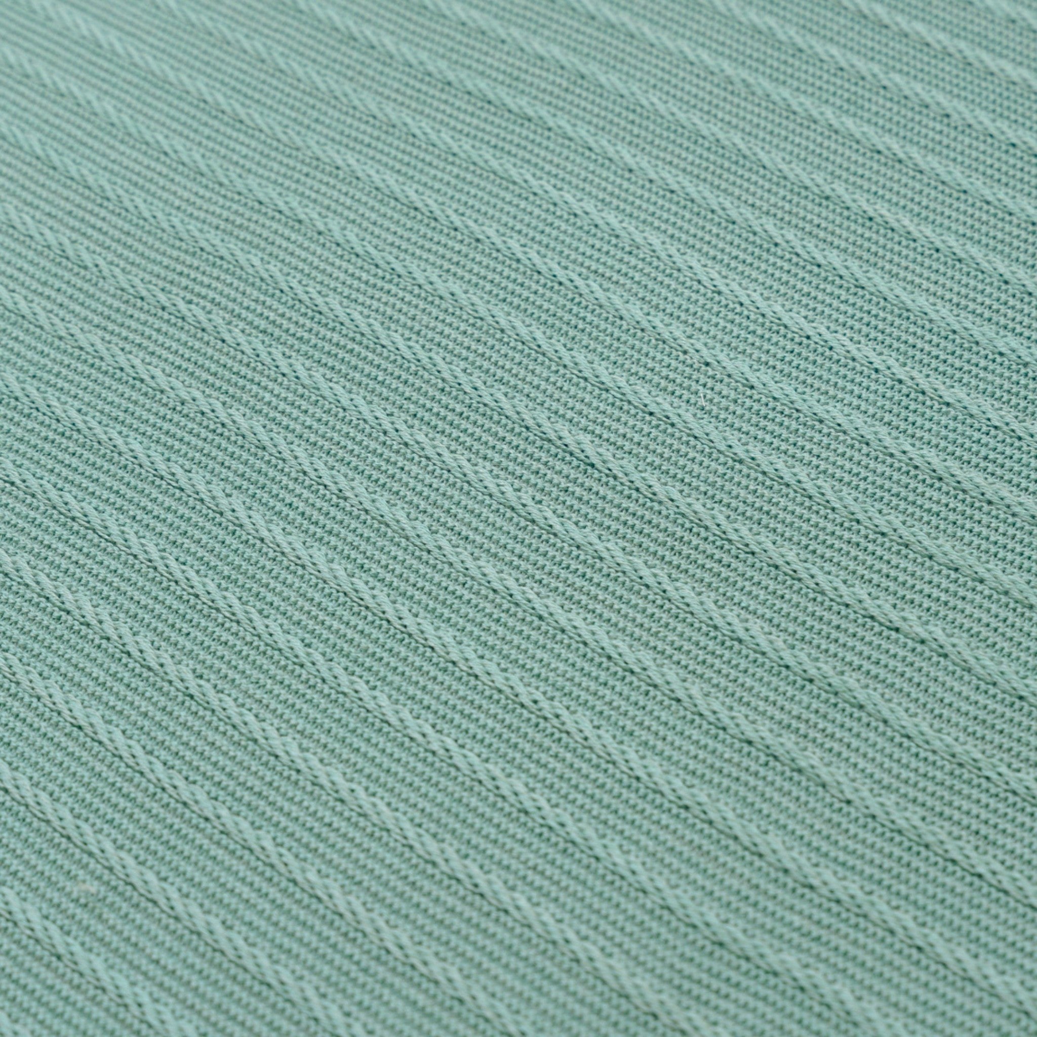 100% Virgin Wool Baby Blanket, Sage Green Vanilla IN6680