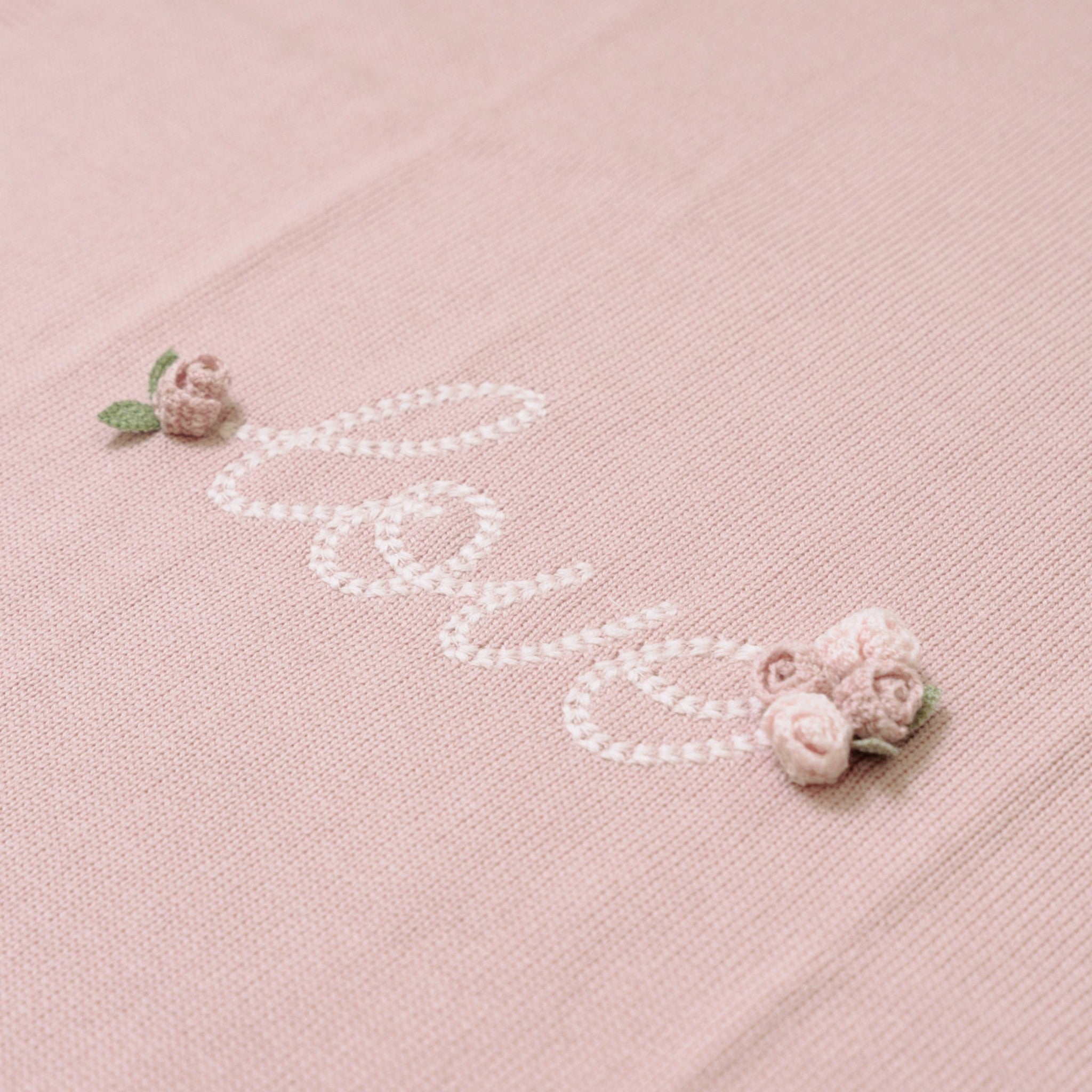 100% Virgin Wool Baby Blanket, Marsala Pink IN1980/R