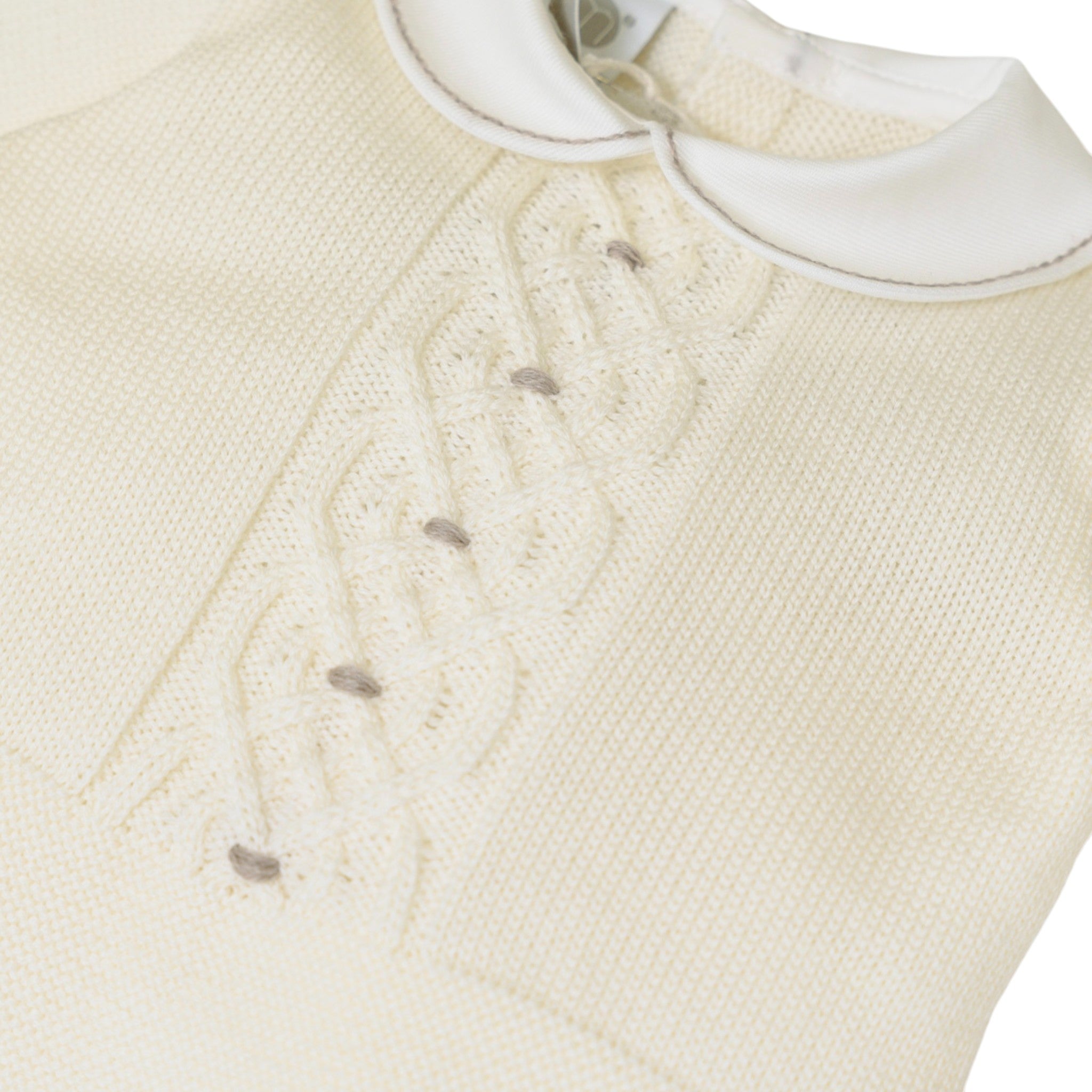 100% Virgin Wool Newborn Baby Set, Vanilla IN5850/V