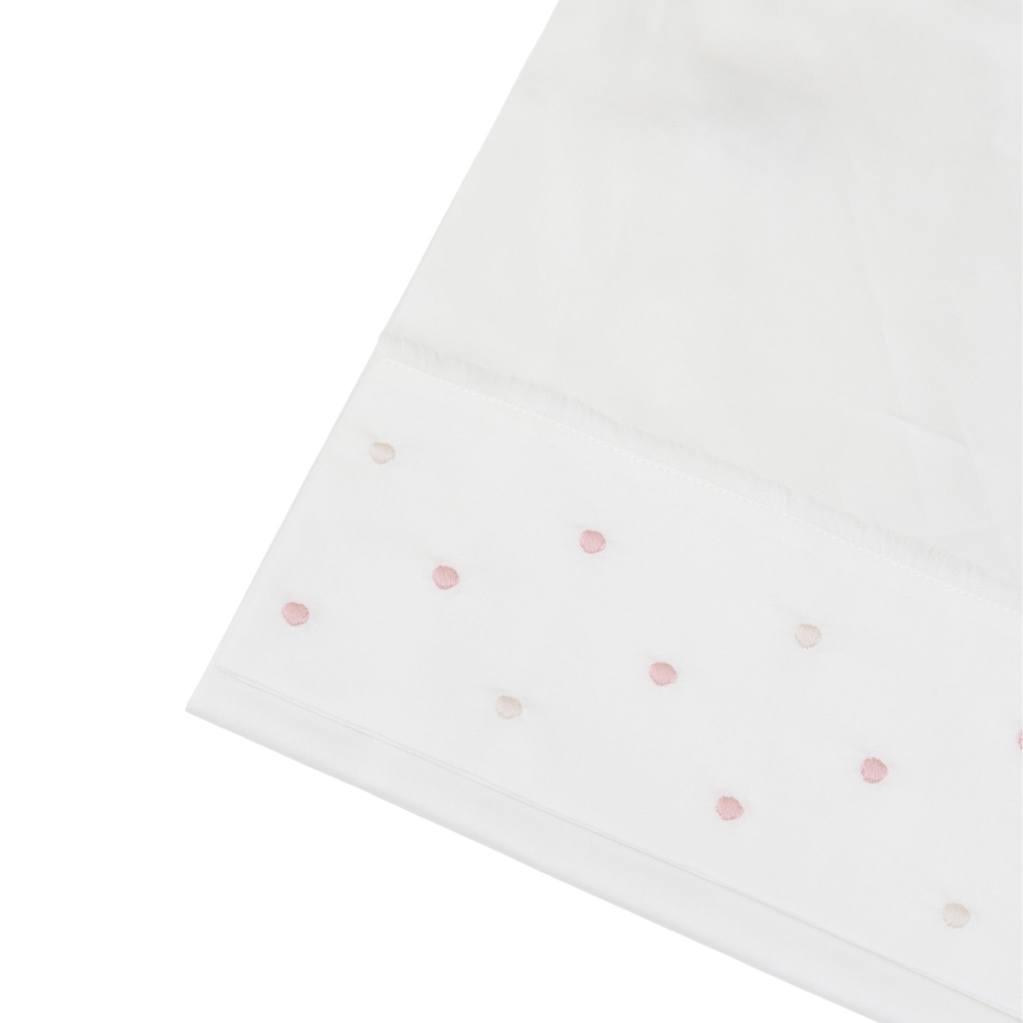100% Cotton Baby Girl Fitted Sheet Set, 3 Pieces, Vanilla Pink IN23LE/R