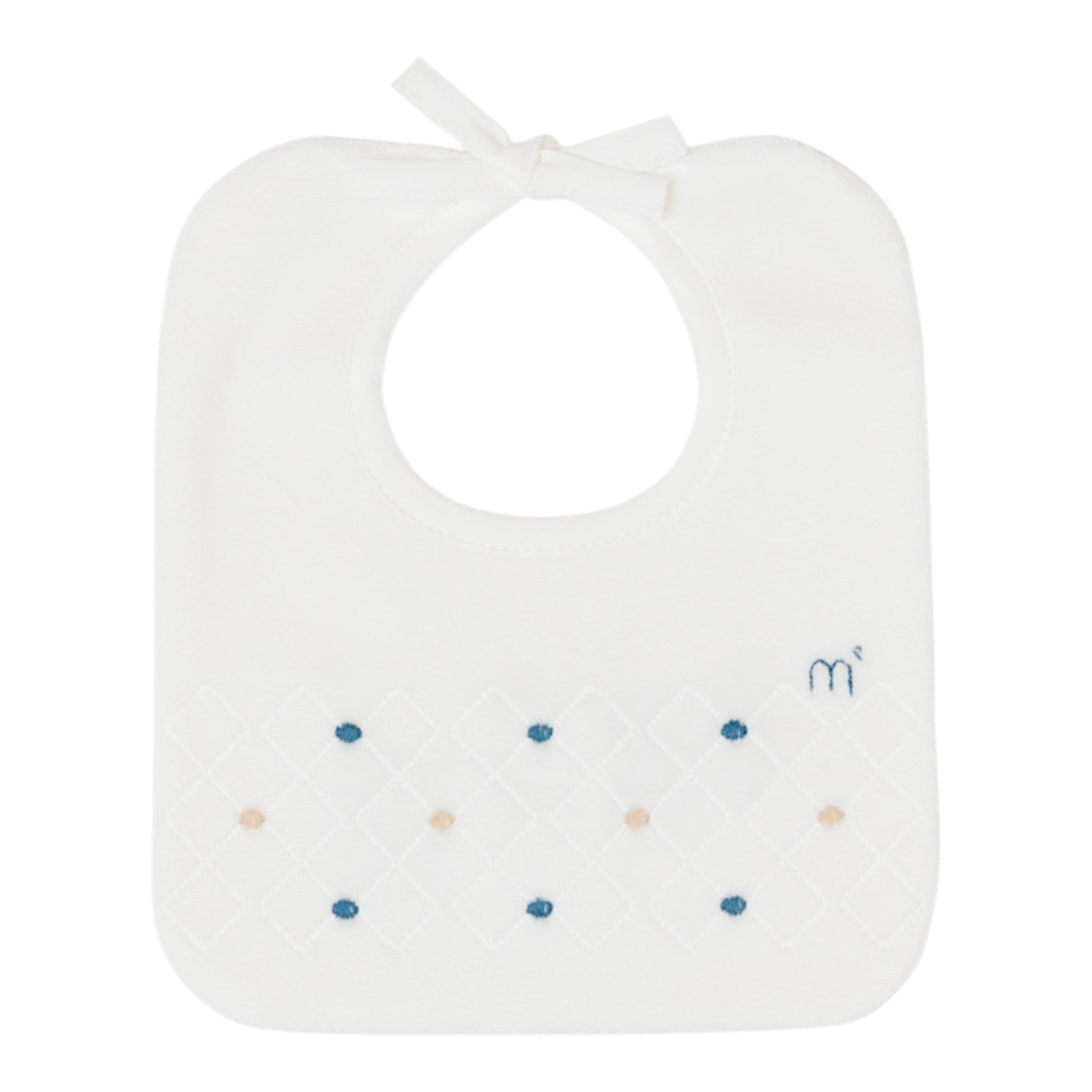 Baby Bib 100% Cotton Vanilla IN71BAV/Z