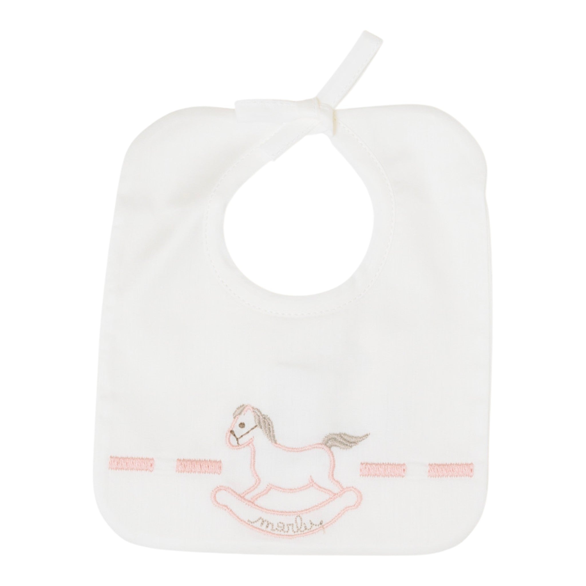 100% Cotton Baby Bib, Vanilla Color, IN68BAV/R