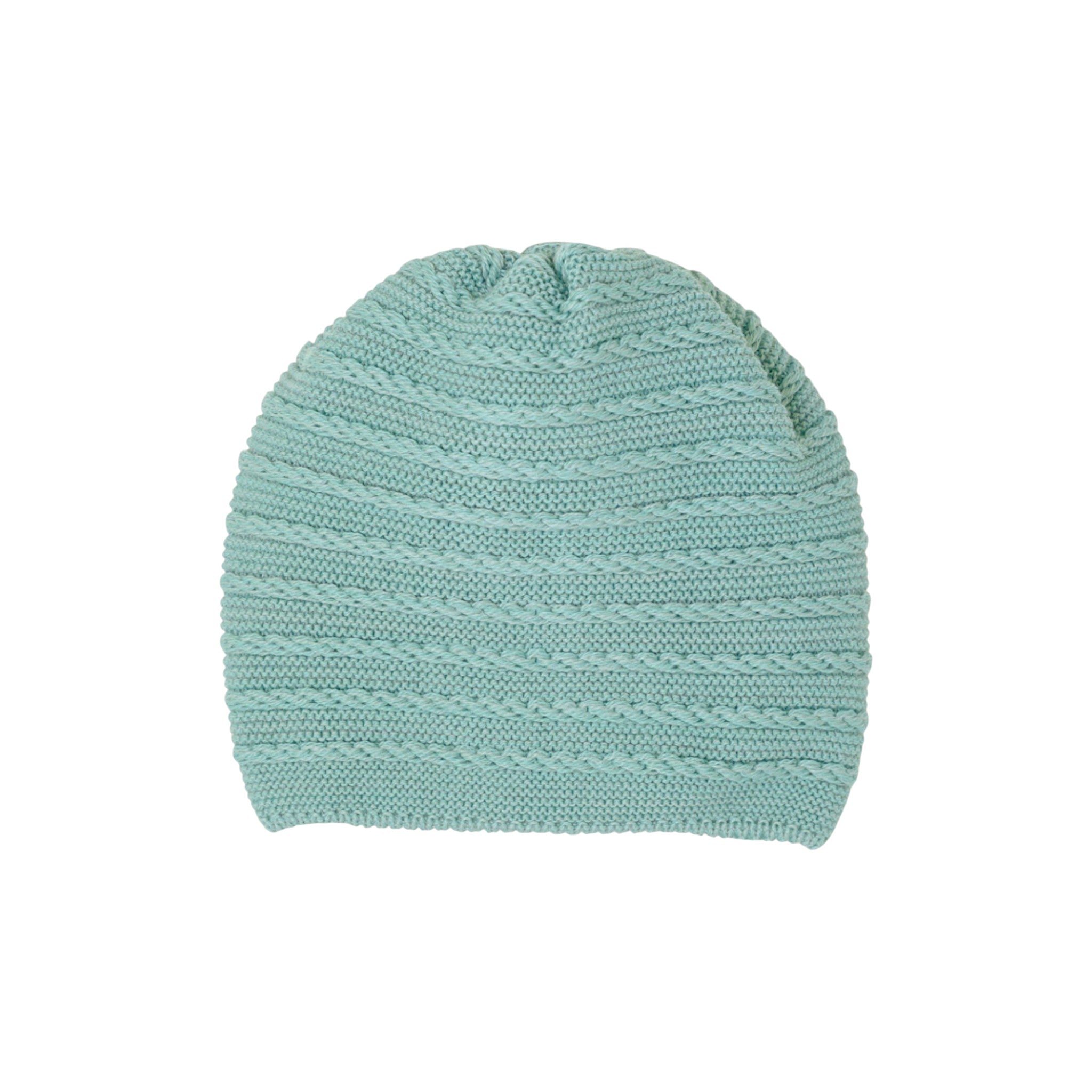 Baby Hat, 100% Virgin Wool, Sage Green IN6671BT