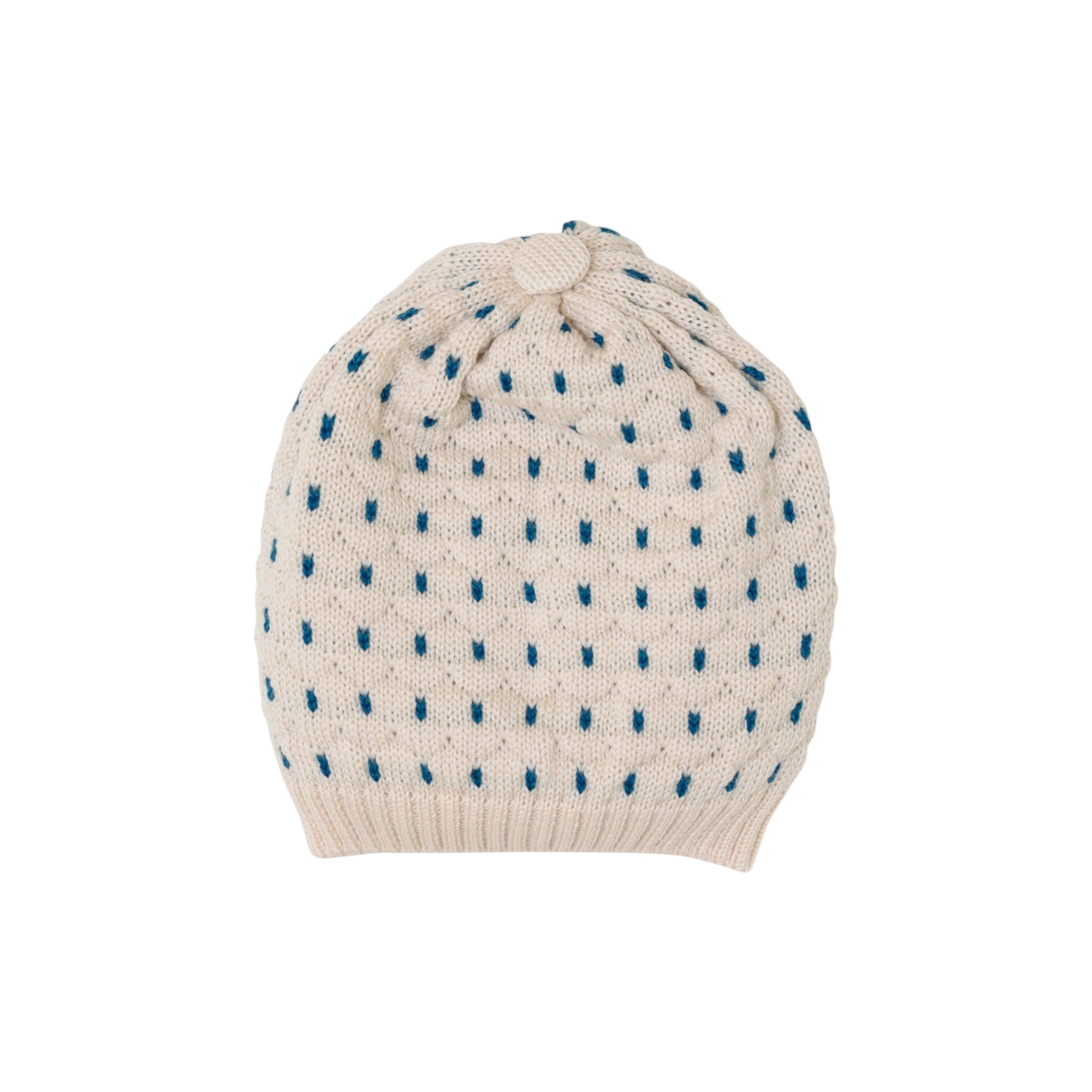 100% Natural Virgin Wool Baby Hat, Sapphire IN5071BT