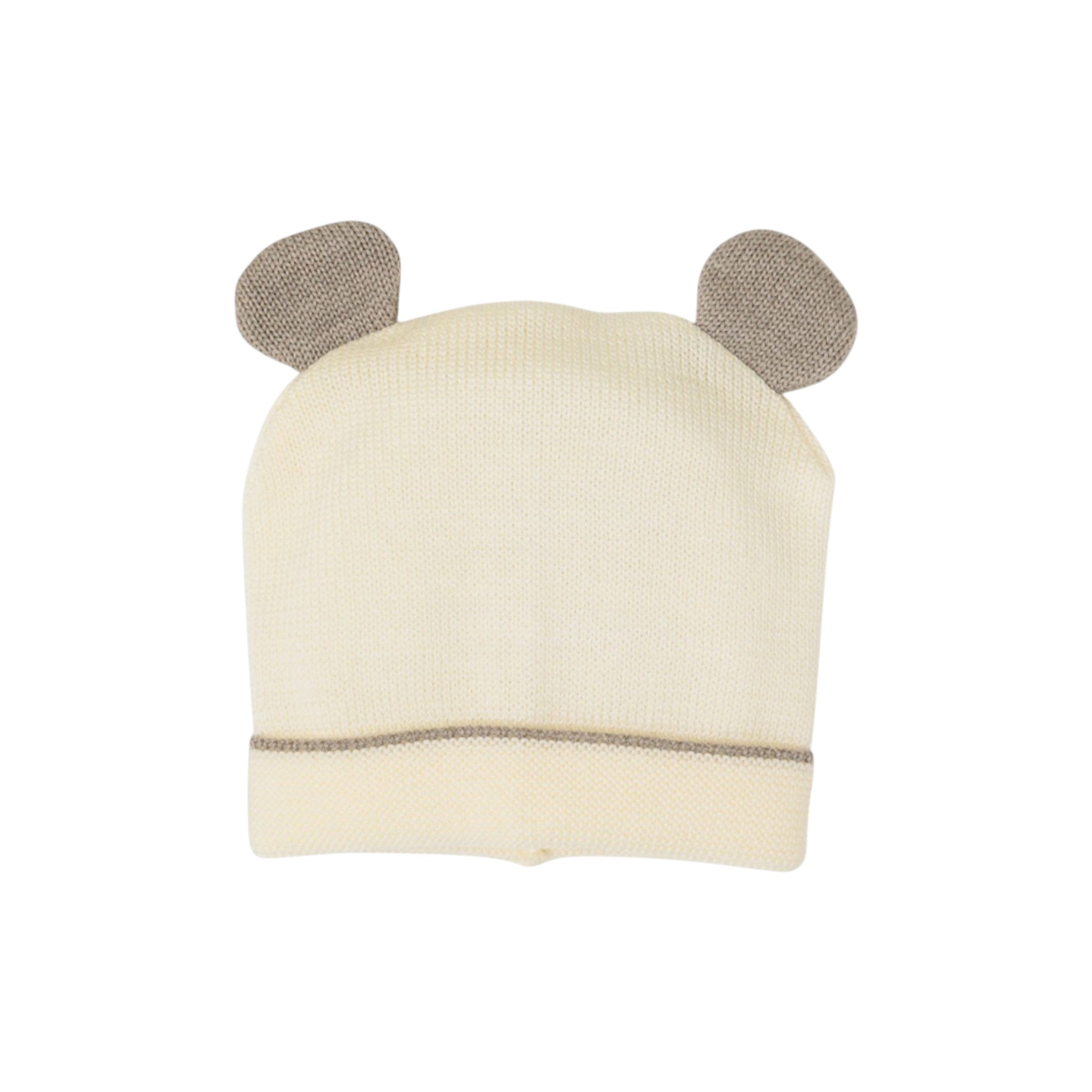 100% Virgin Wool Baby Hat, Vanilla IN5871/V