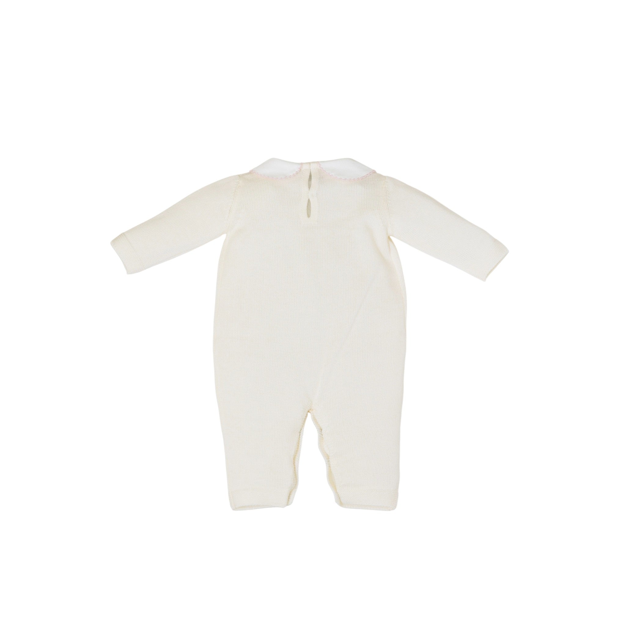 Roselline Baby Romper, Cream, Size 324